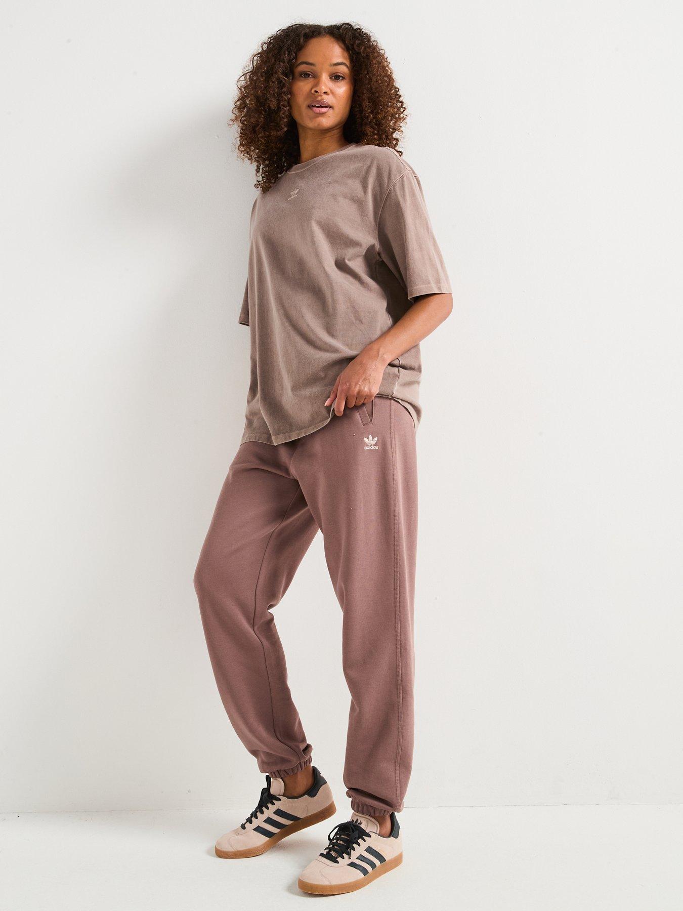 adidas-originals-womens-essentials-french-terry-joggers-brownback