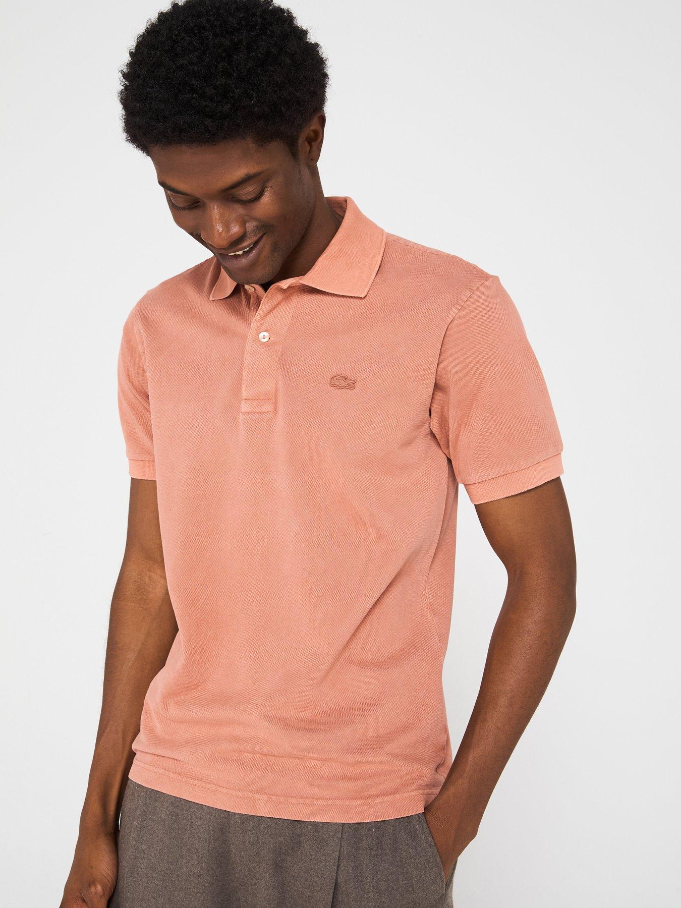 Lacoste Classic Fit L1212 Washed Polo Shirt - Brown