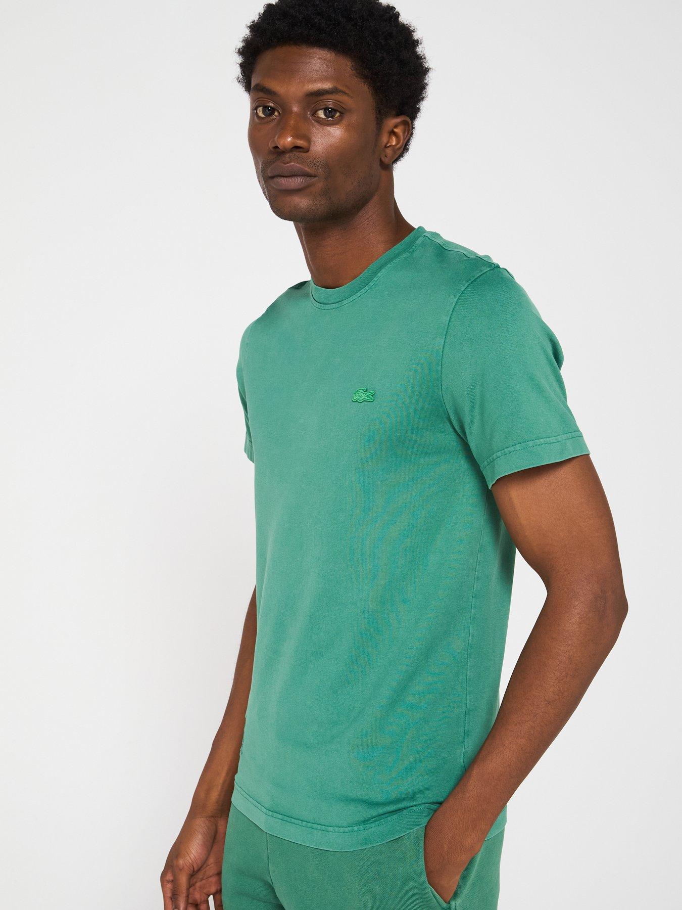 Lacoste Regular Fit Washed Heavy Jersey T-Shirt - Green