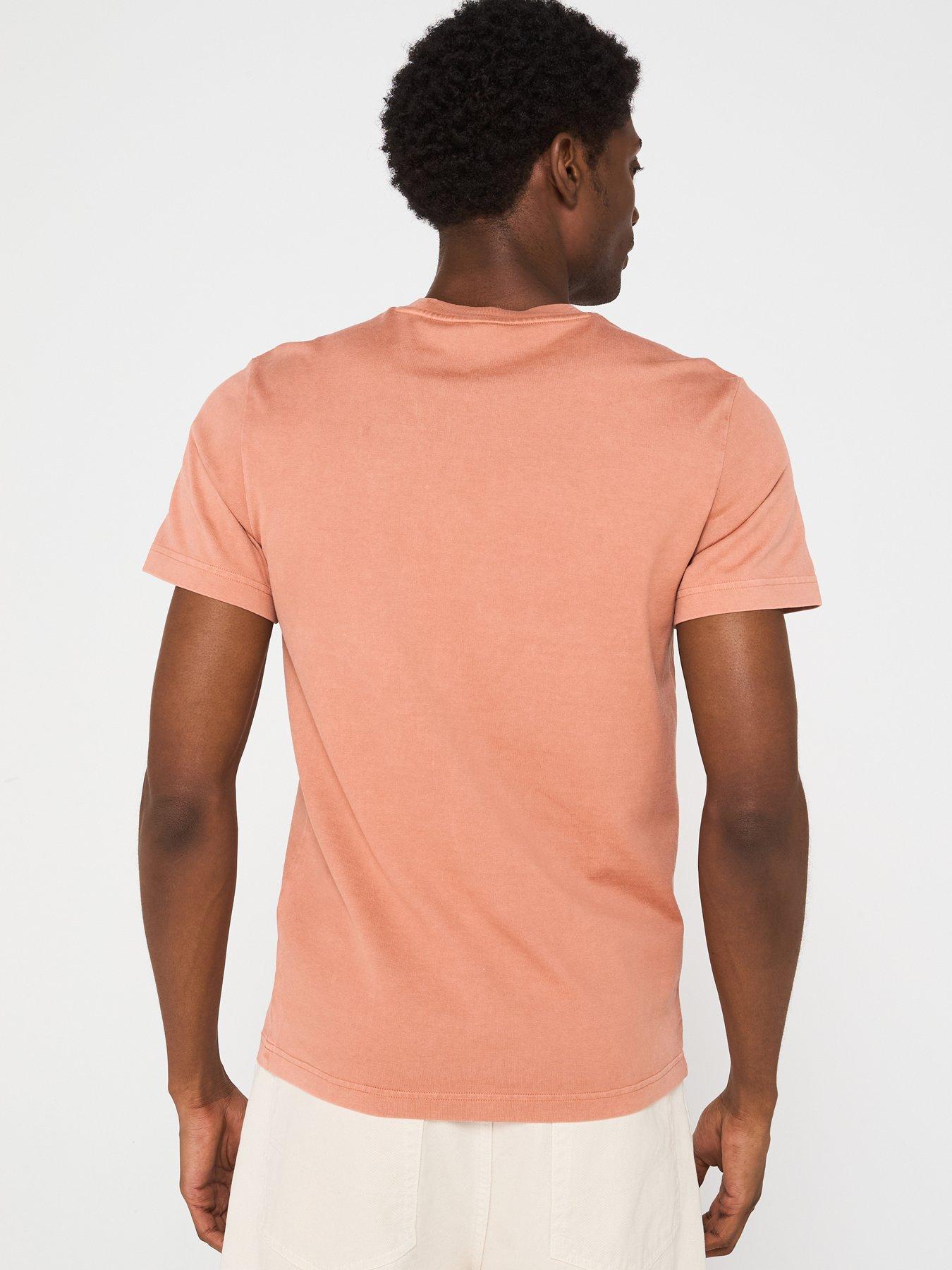 lacoste-regular-fit-washed-heavy-jersey-t-shirt-brownstillFront