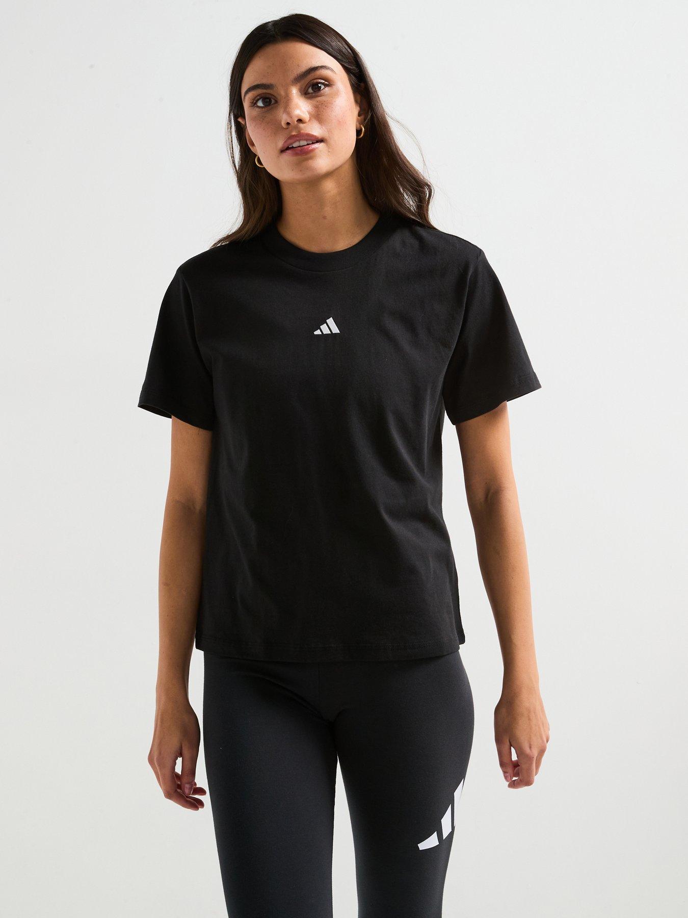 adidas Sportswear Women's Essentials Cotton T-Shirt - Black