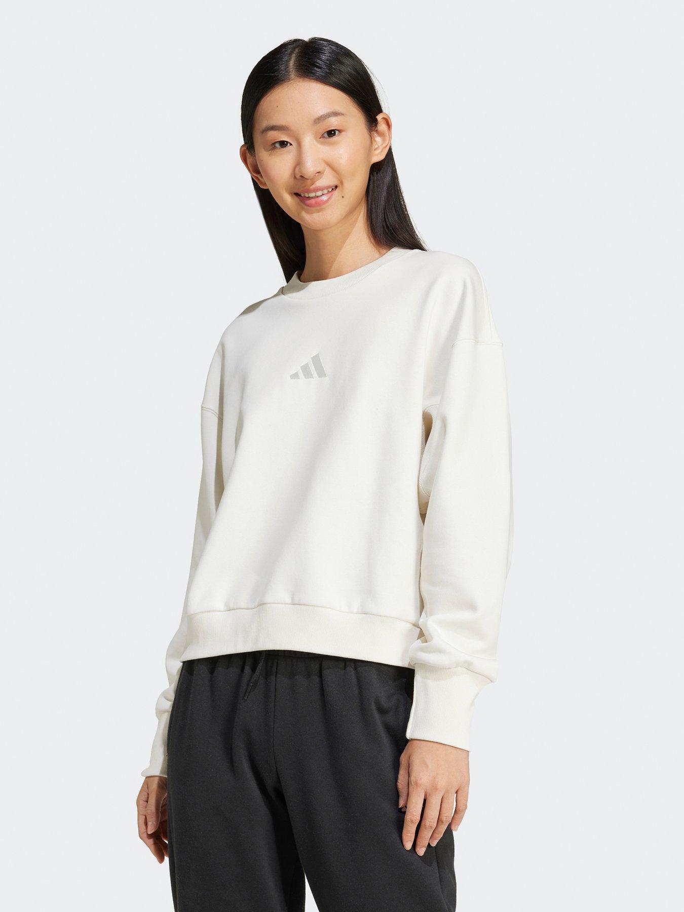 adidas Sportswear Women's All SZN Fleece Sweatshirt - Off White