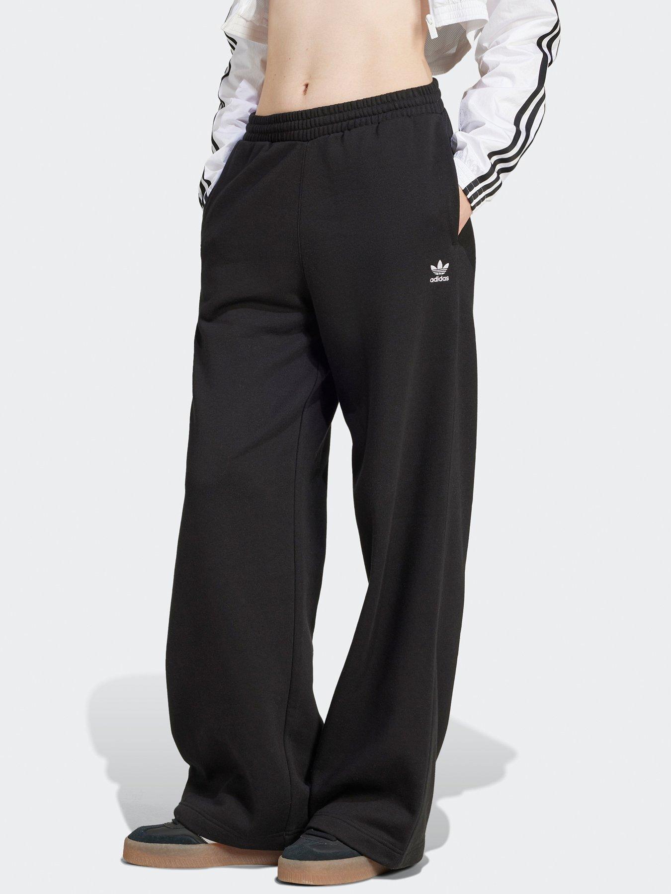 adidas-originals-womens-wide-leg-fleece-joggers-black