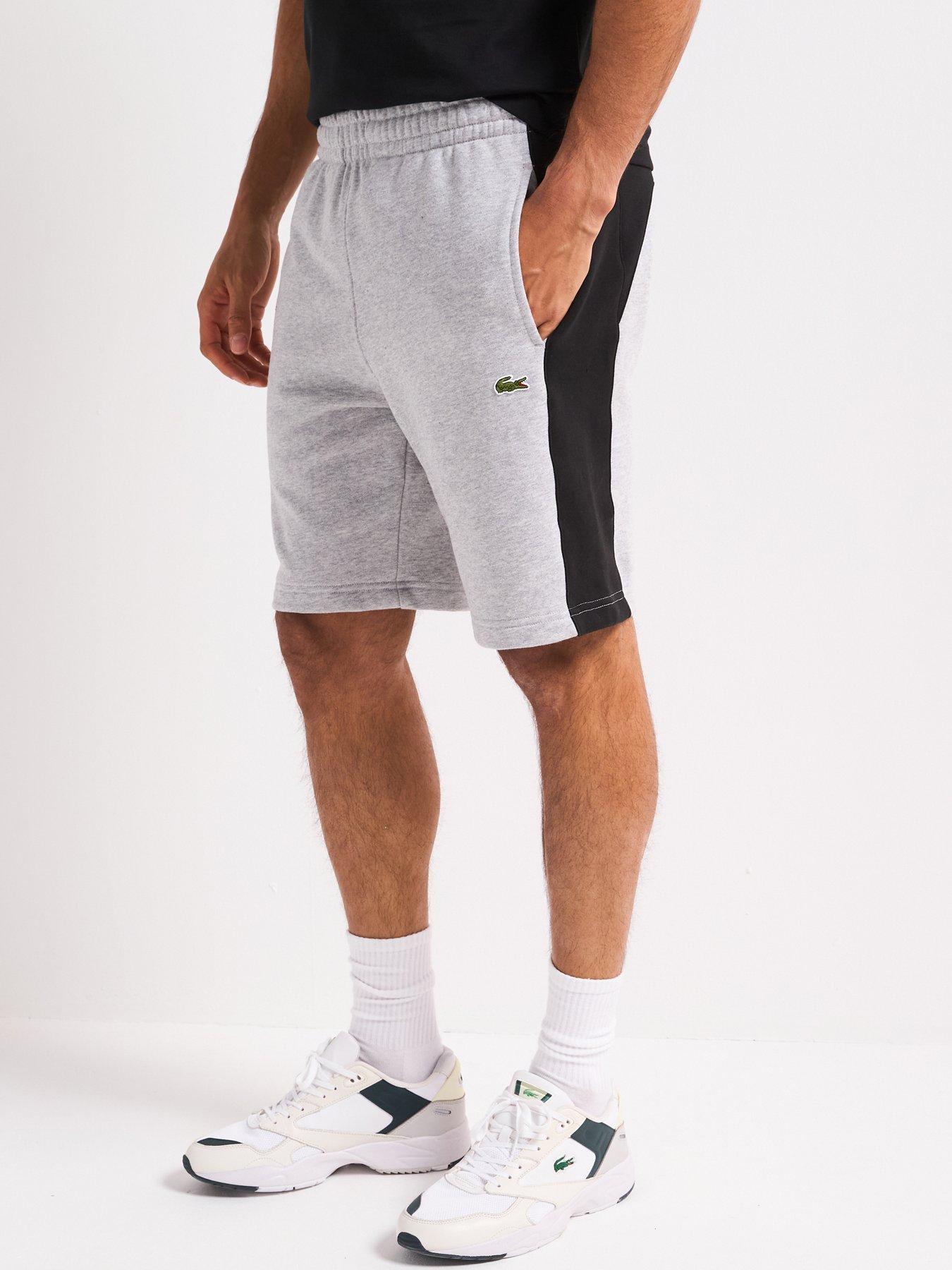 lacoste-regular-fit-colourblock-sweat-shorts-grey