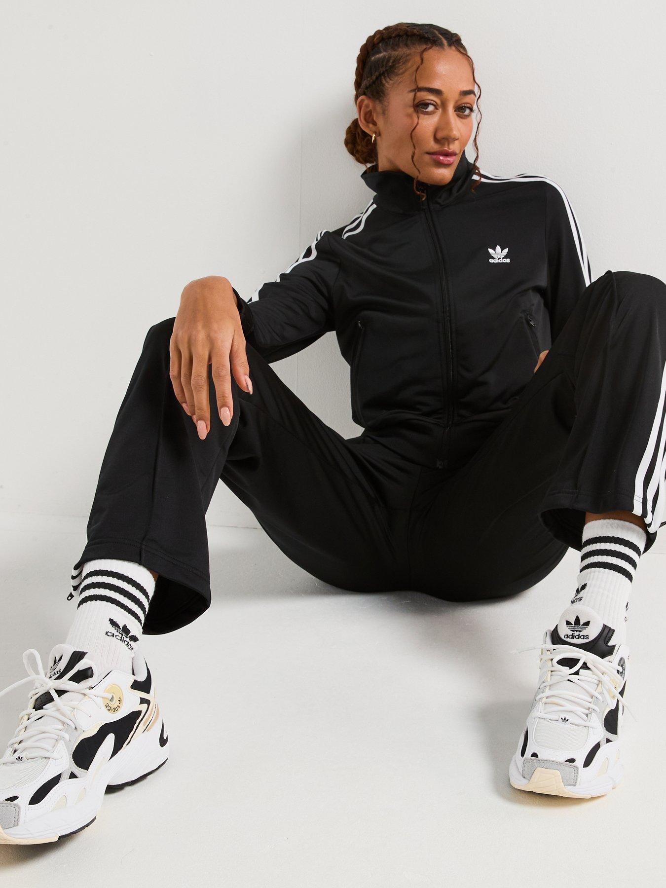 Image 4 of 6 of adidas Originals Womens Classics Firebird Tracksuit Bottoms - Black