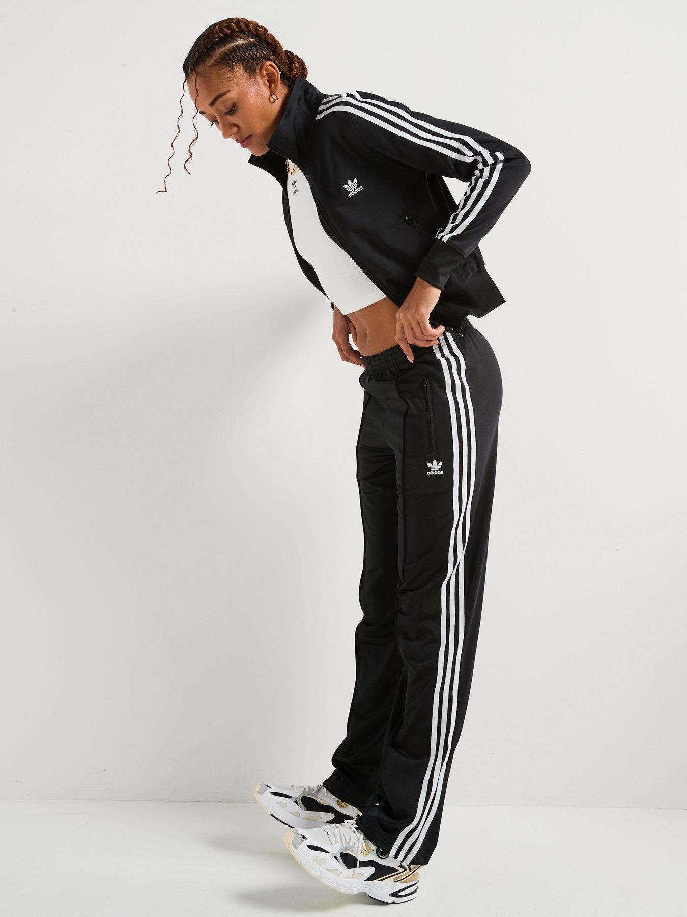 Image 5 of 6 of adidas Originals Womens Classics Firebird Tracksuit Bottoms - Black