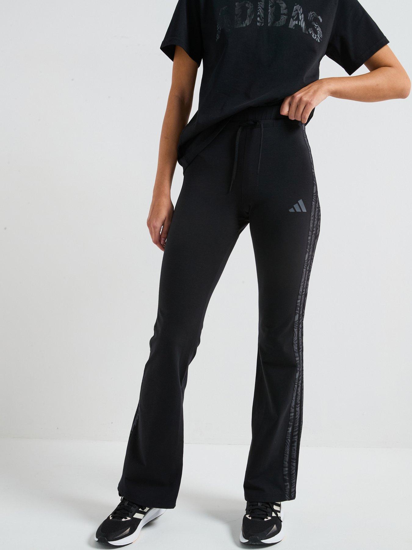Image of adidas Sportswear Womens Essentials 3-stripes Print Leggings - Black