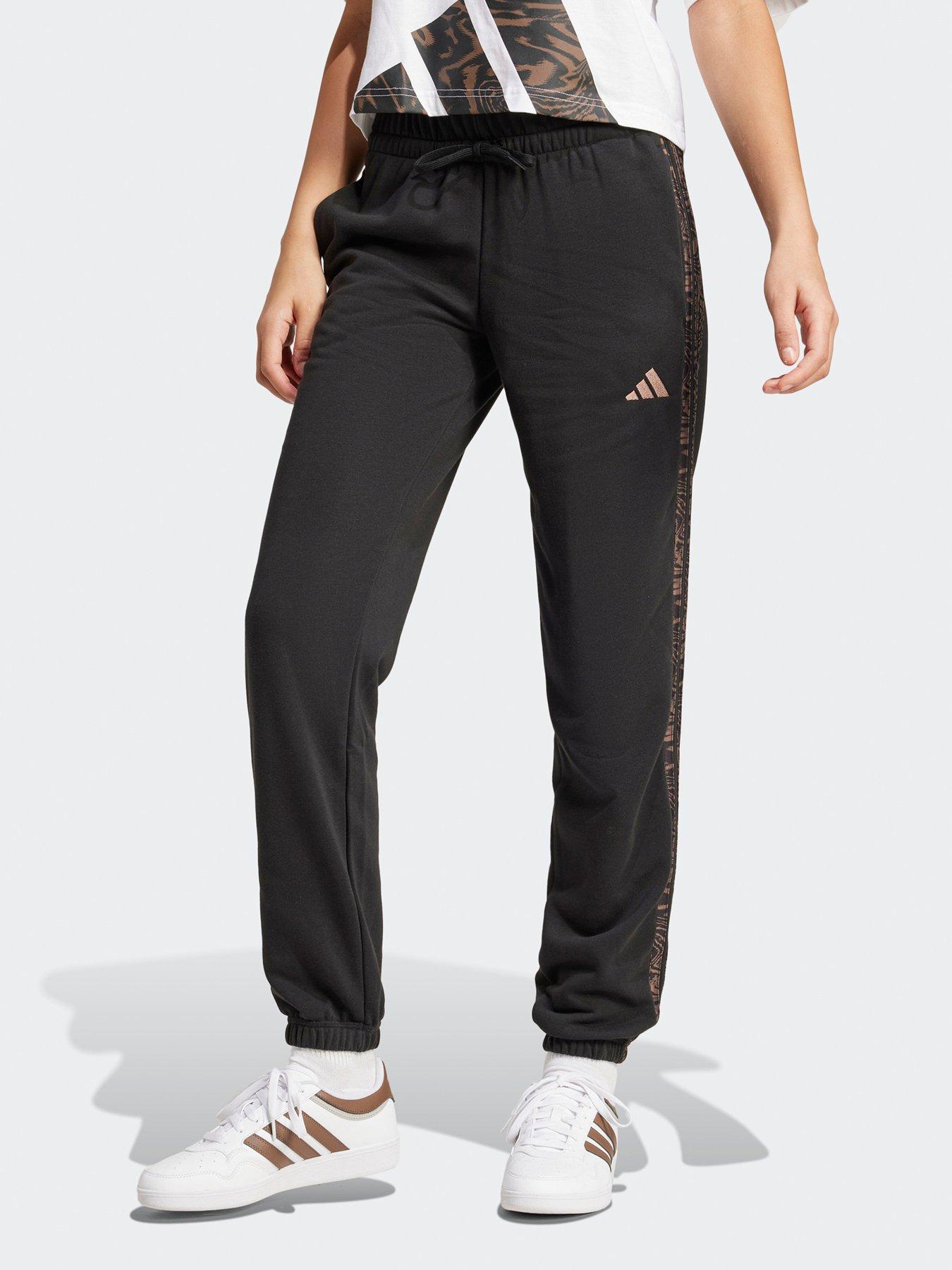 Image of adidas Sportswear Womens Essentials Seasonals Animal Joggers - Black