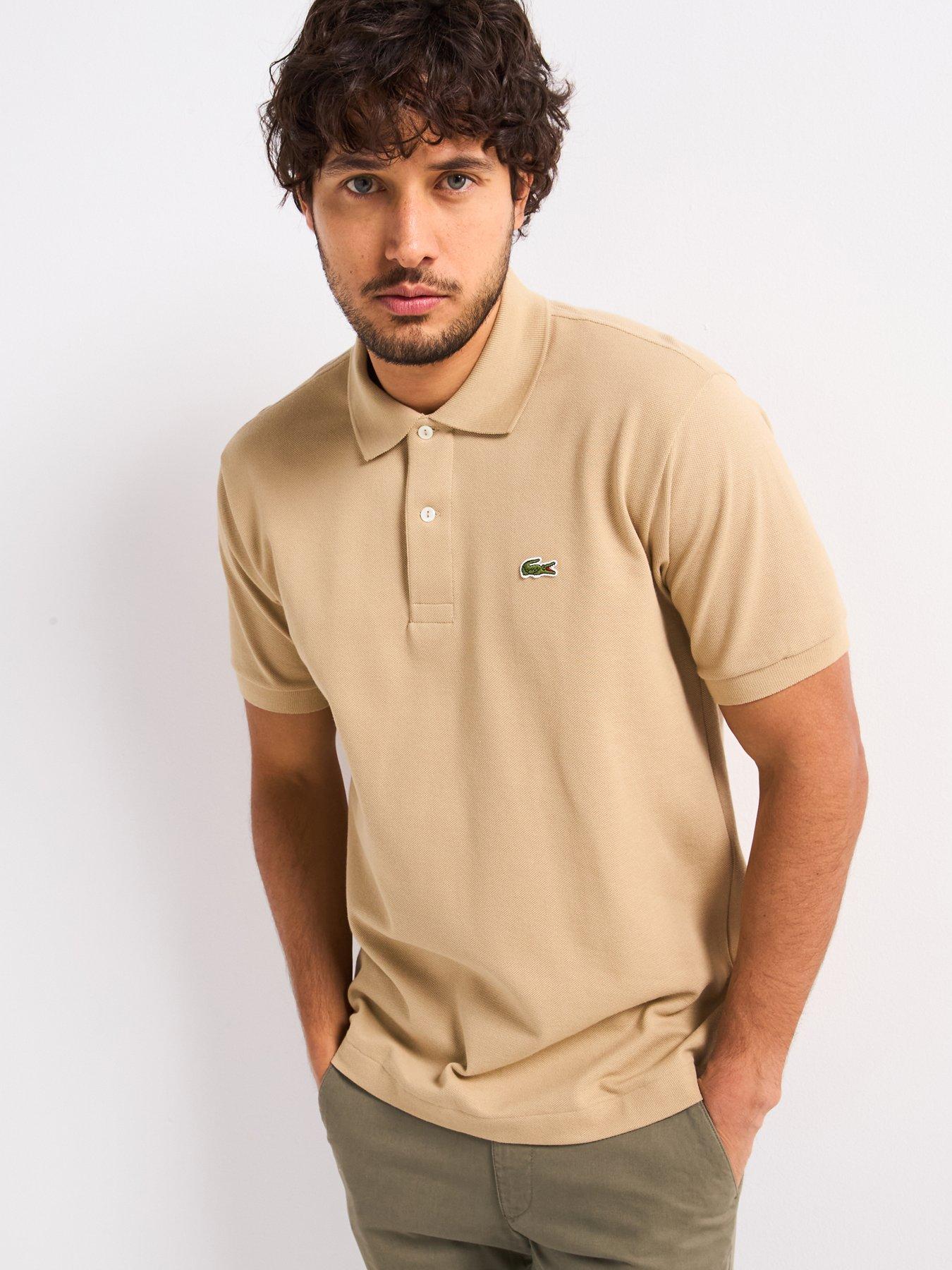 undefined Lacoste L12.12 Classic Fit Piqué Polo Shirt - Beige