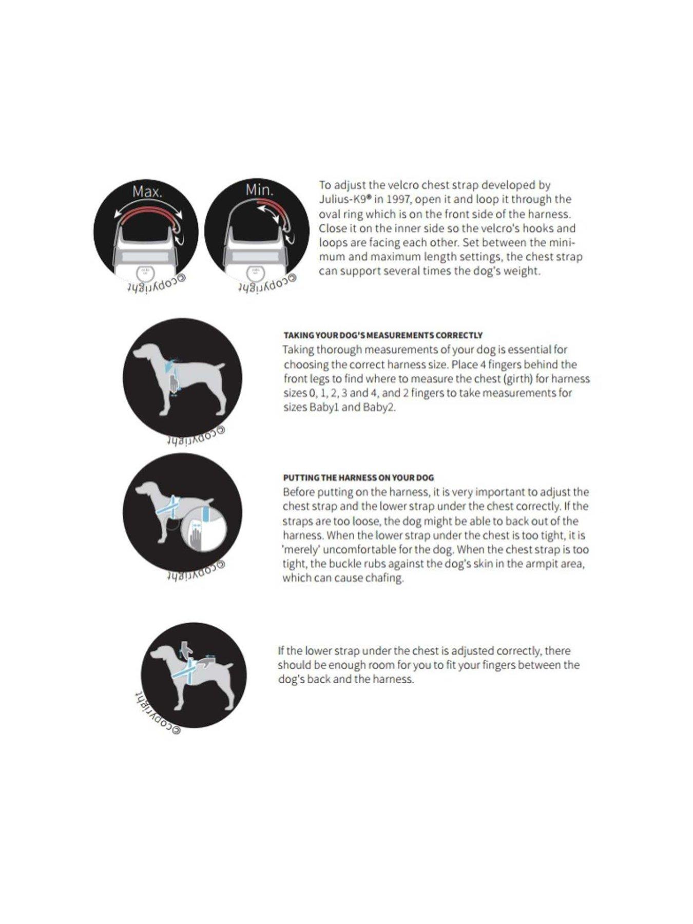 Image 2 of 3 of Julius K9 Powerharness - Red