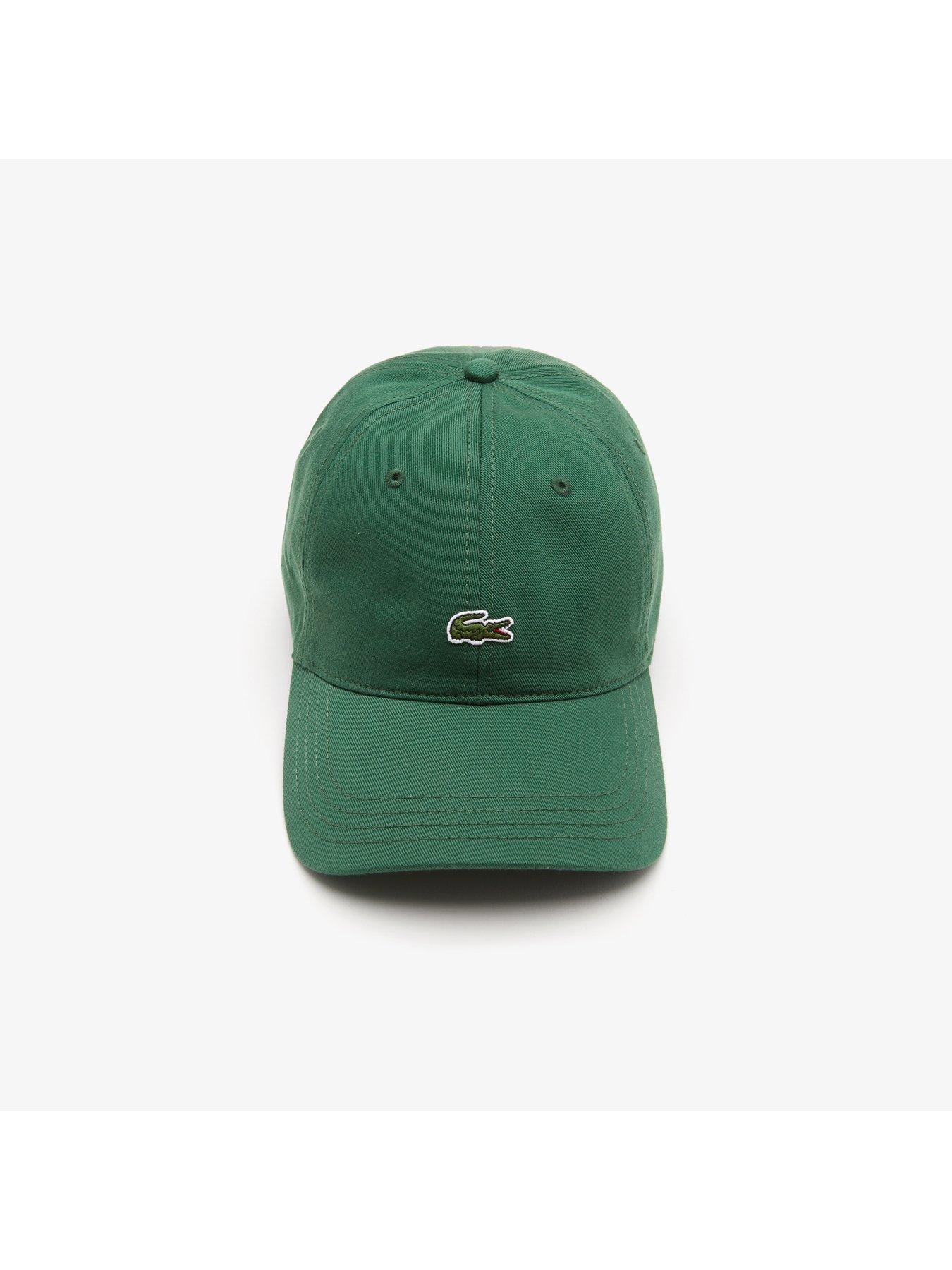 Image 2 of 3 of Lacoste Croc Cotton Twill Cap - Green
