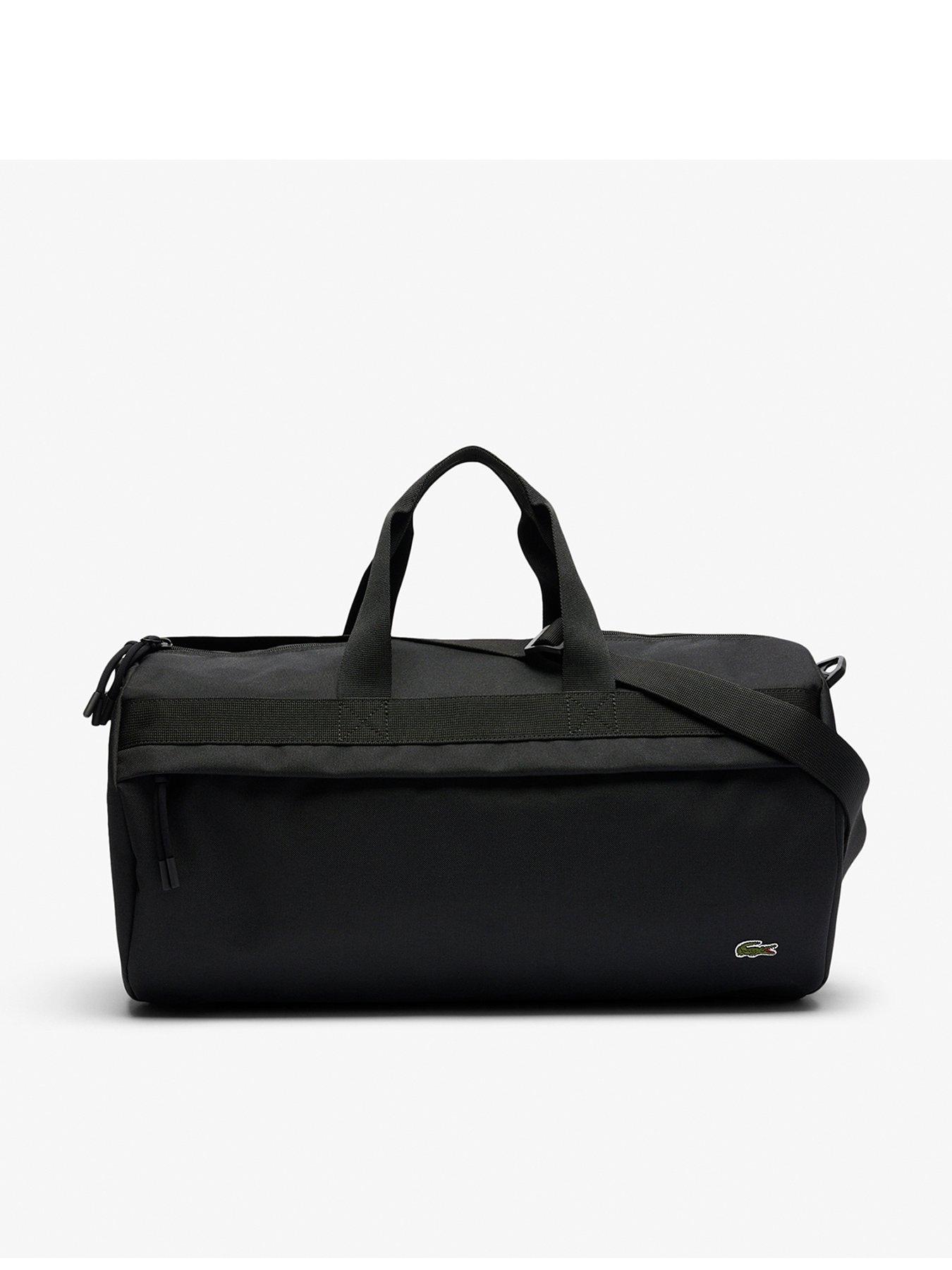 Image 1 of 4 of Lacoste Neo Croc Duffle Bag - &nbsp;Black