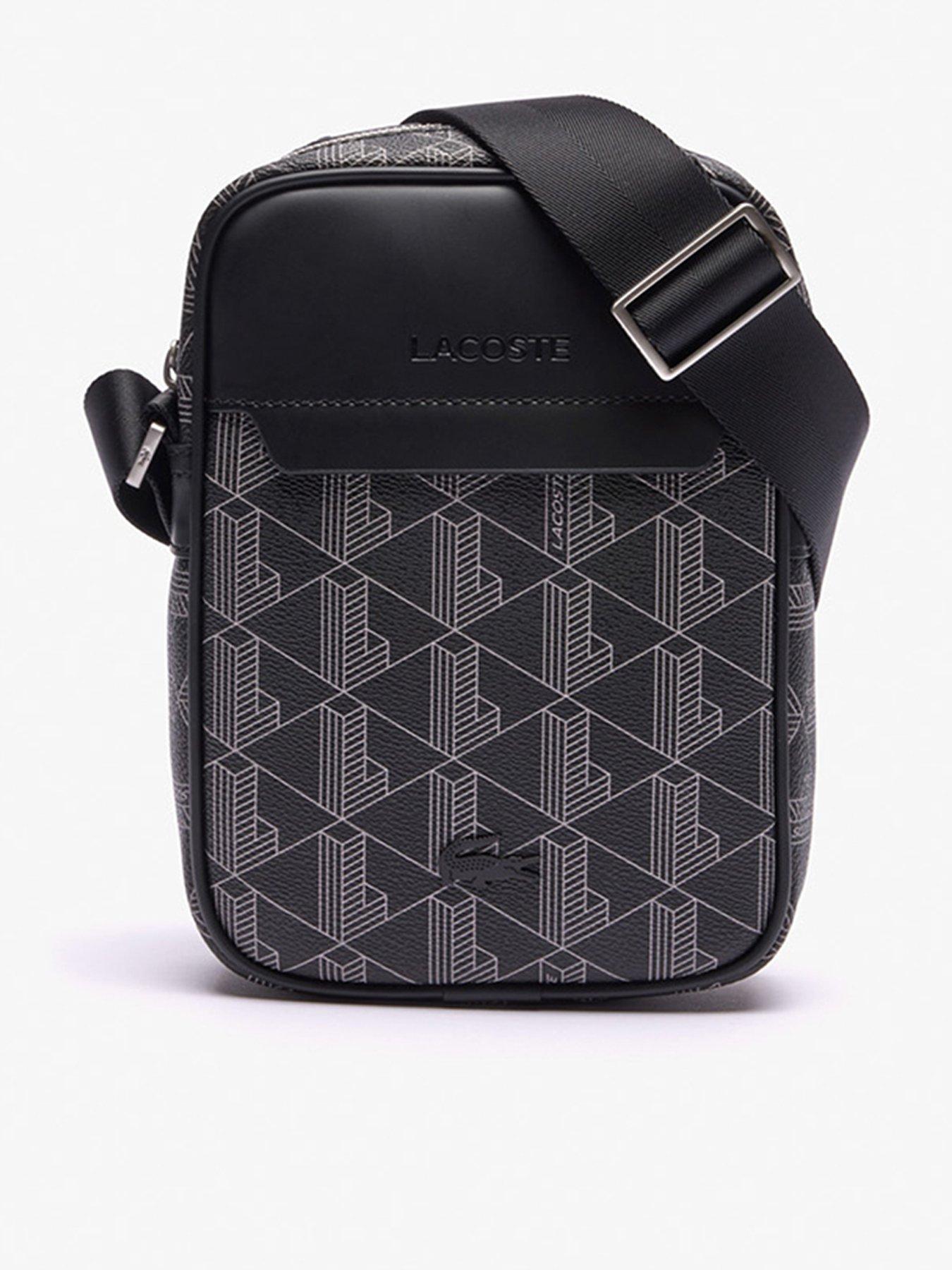 Image 1 of 4 of Lacoste Blend Vertical Camera Bag - Black