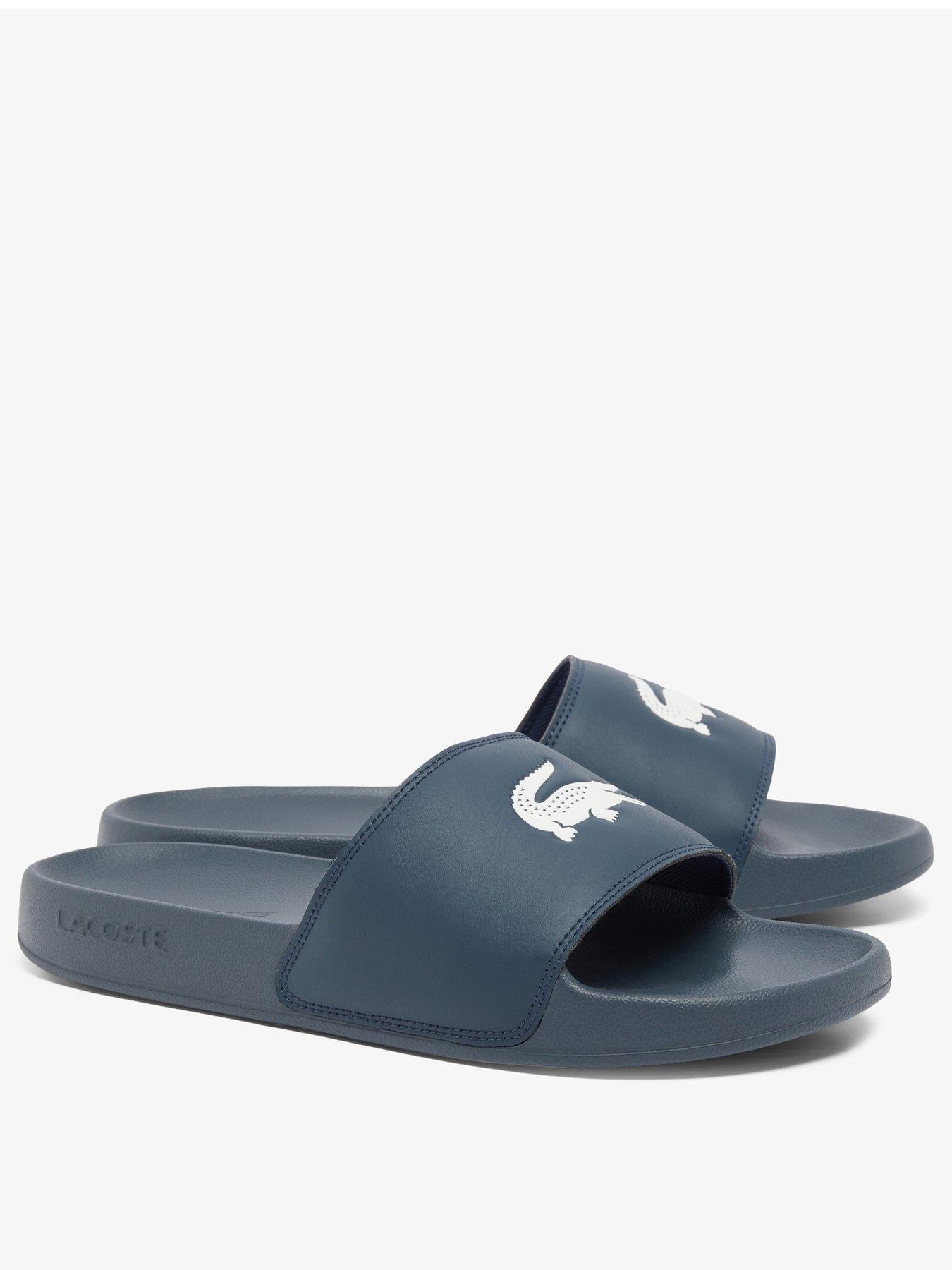 Image 2 of 6 of Lacoste Lacoste Serve Slide 0.0 Sliders- Navy