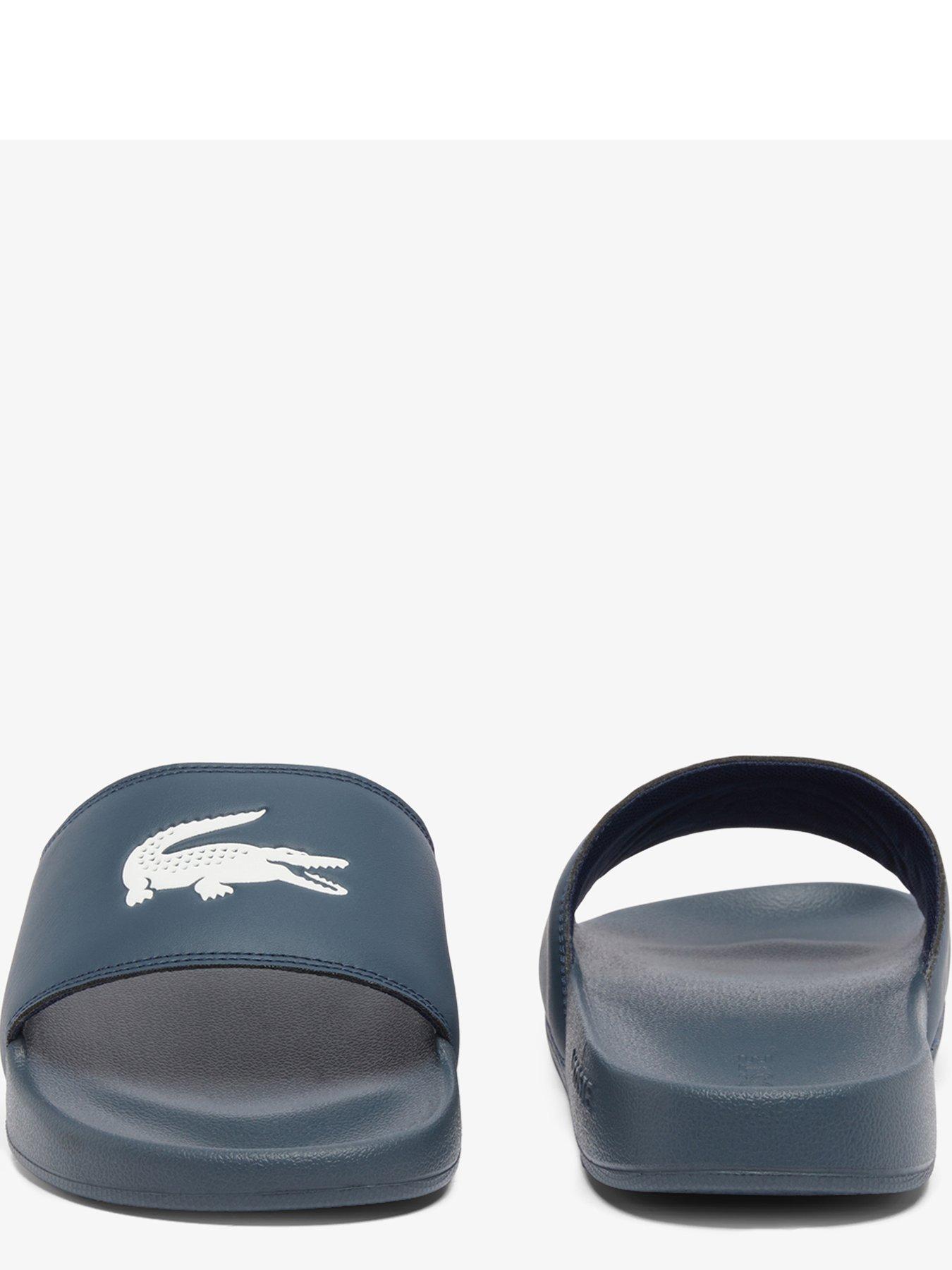 Image 4 of 6 of Lacoste Lacoste Serve Slide 0.0 Sliders- Navy