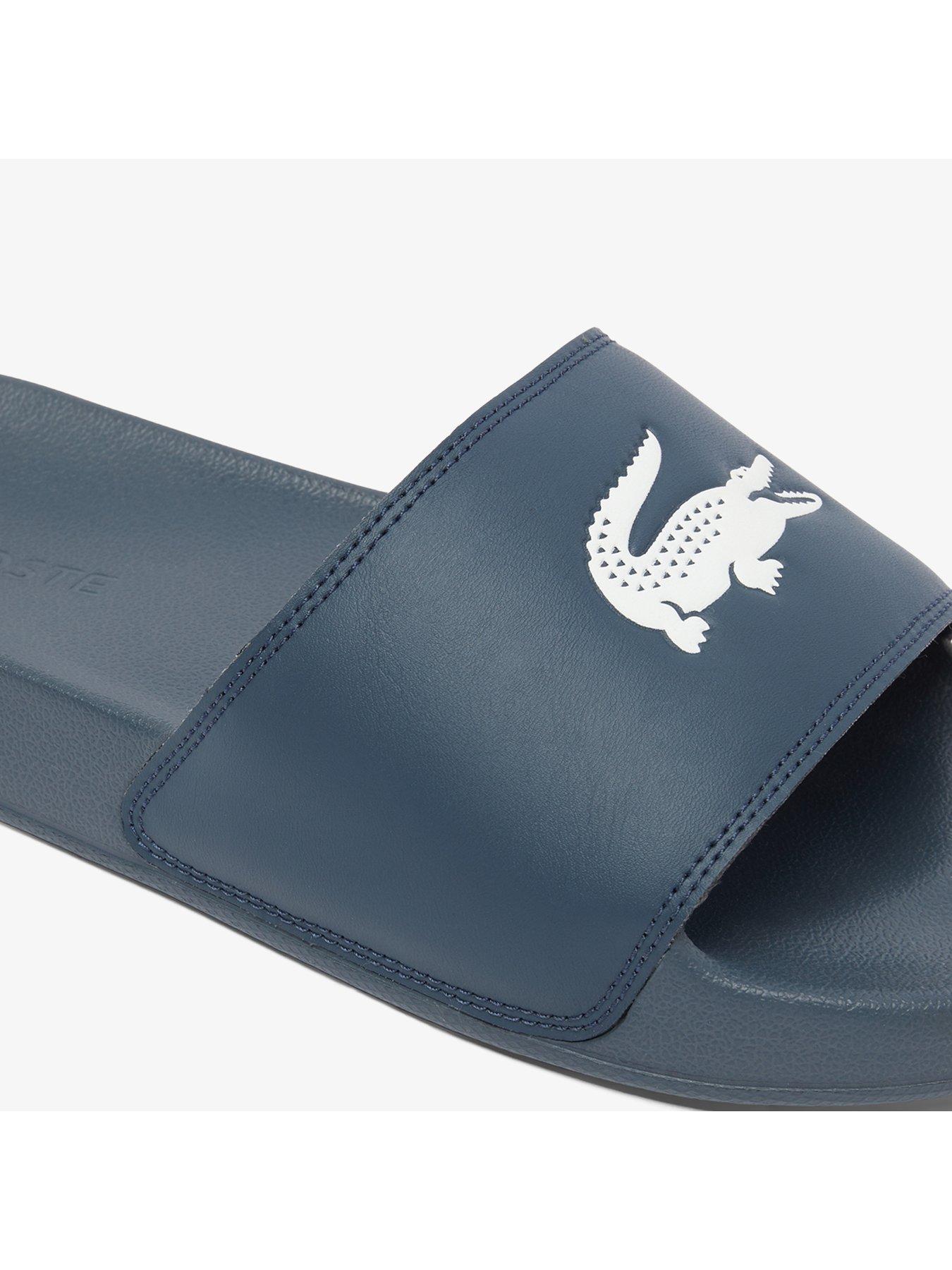 Image 6 of 6 of Lacoste Lacoste Serve Slide 0.0 Sliders- Navy