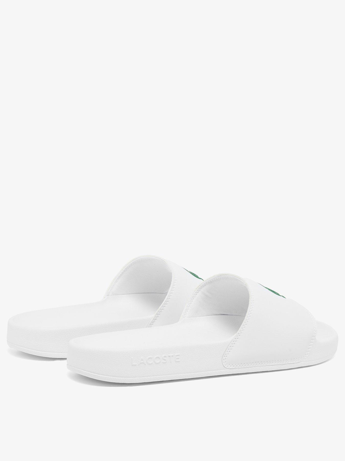 Image 3 of 6 of Lacoste Serve Slide 00 Sliders- White