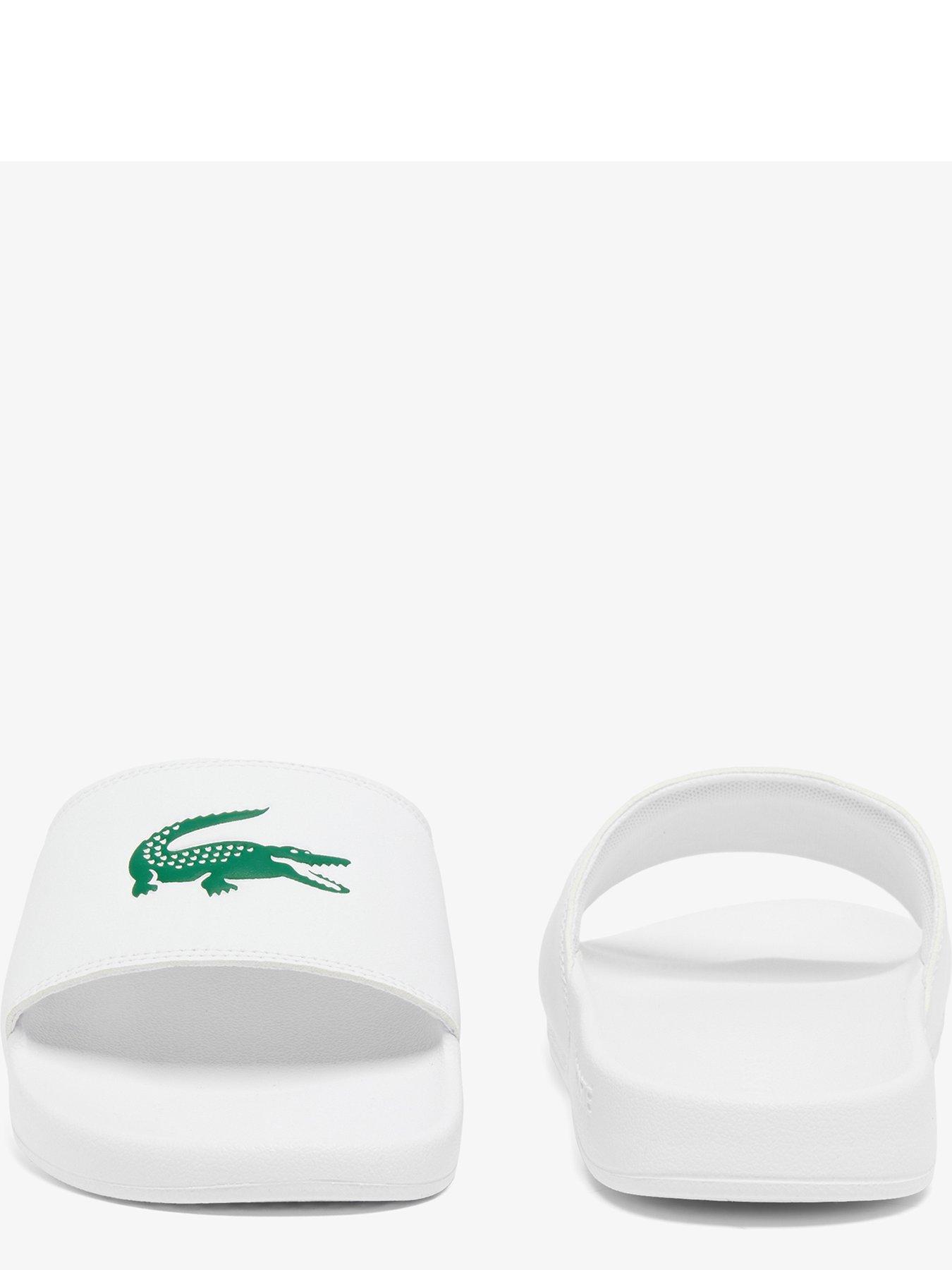Image 4 of 6 of Lacoste Serve Slide 00 Sliders- White