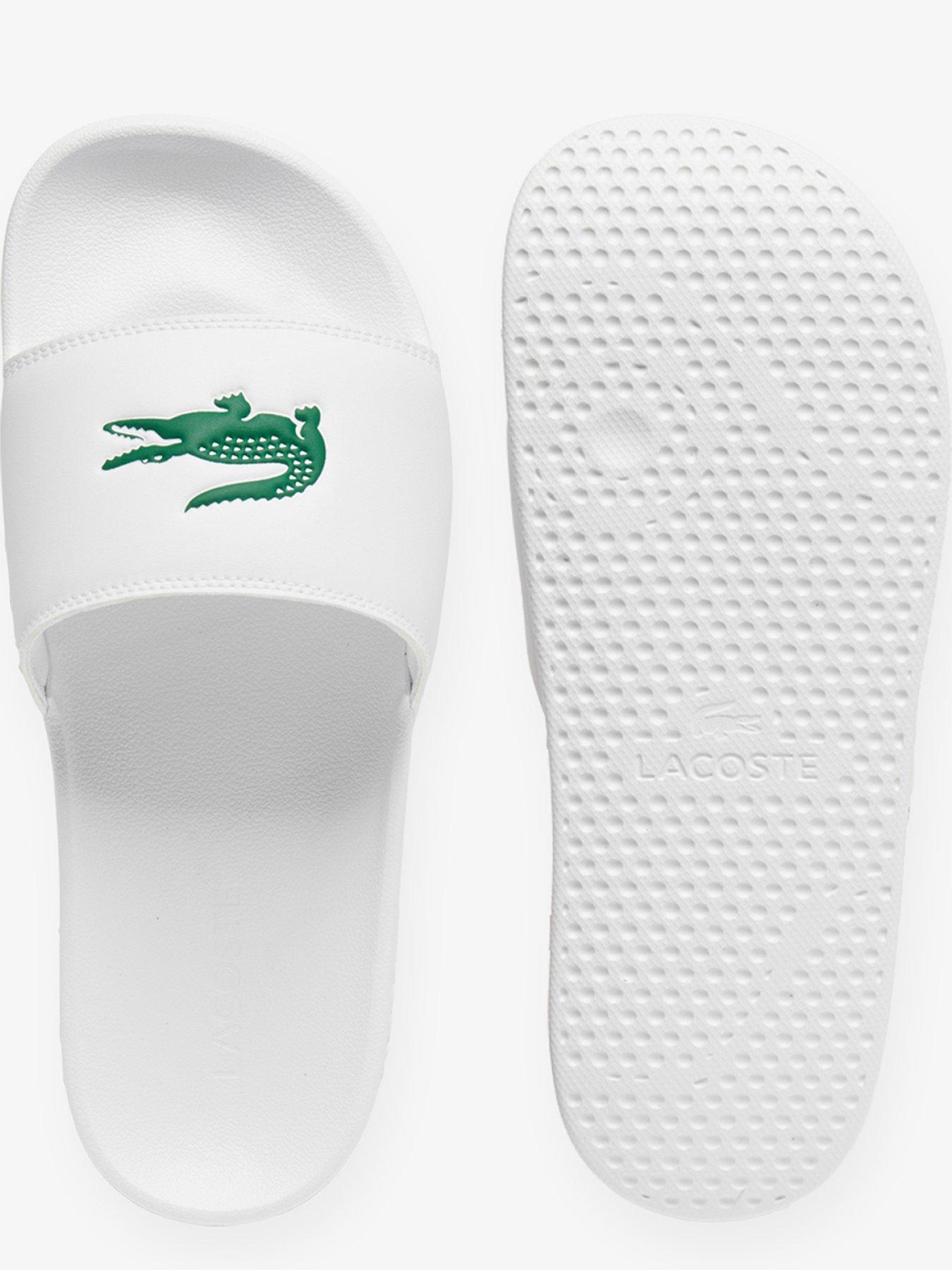 Image 5 of 6 of Lacoste Serve Slide 00 Sliders- White