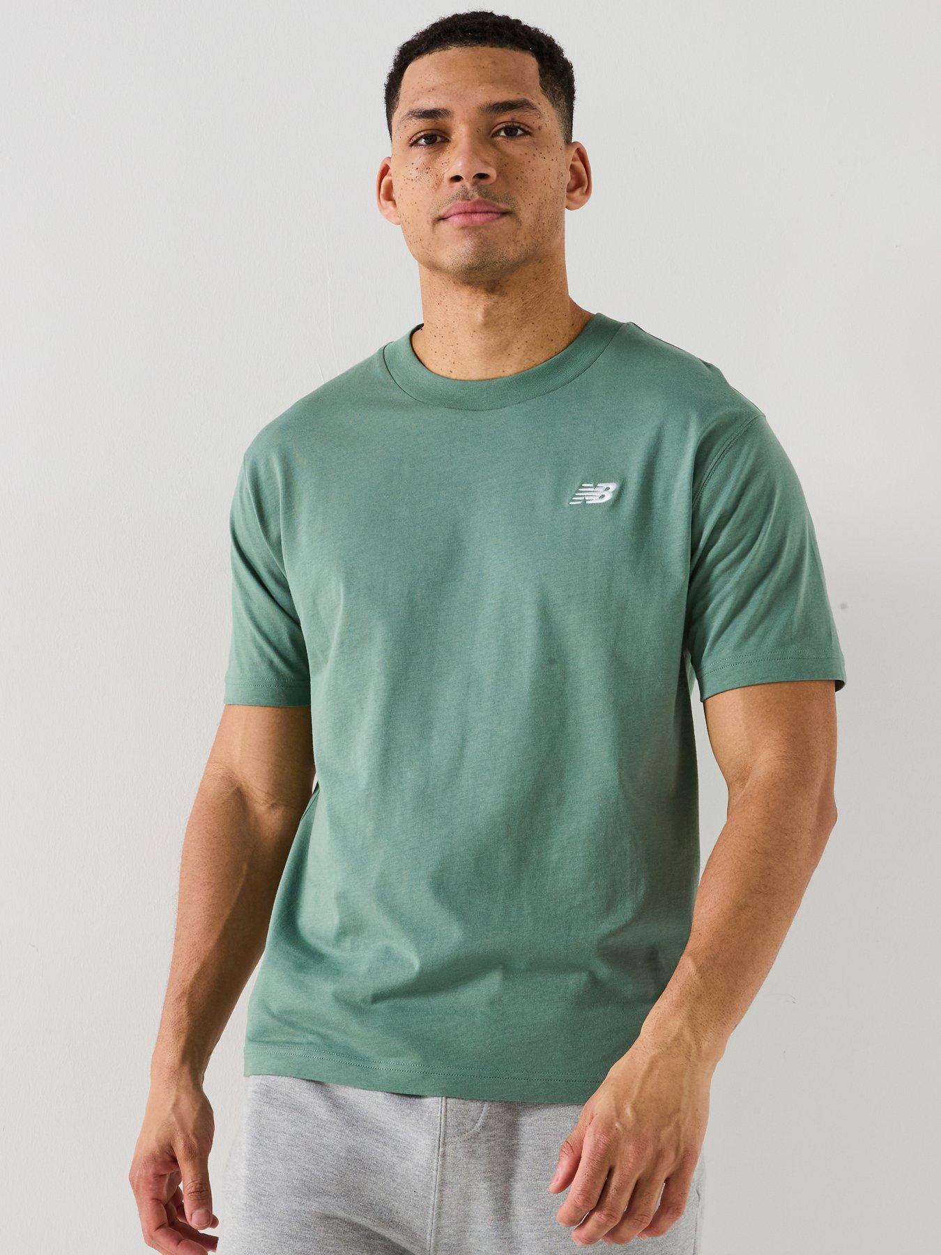 Image of New Balance Men's Sport Essentials Cotton T-Shirt - Green