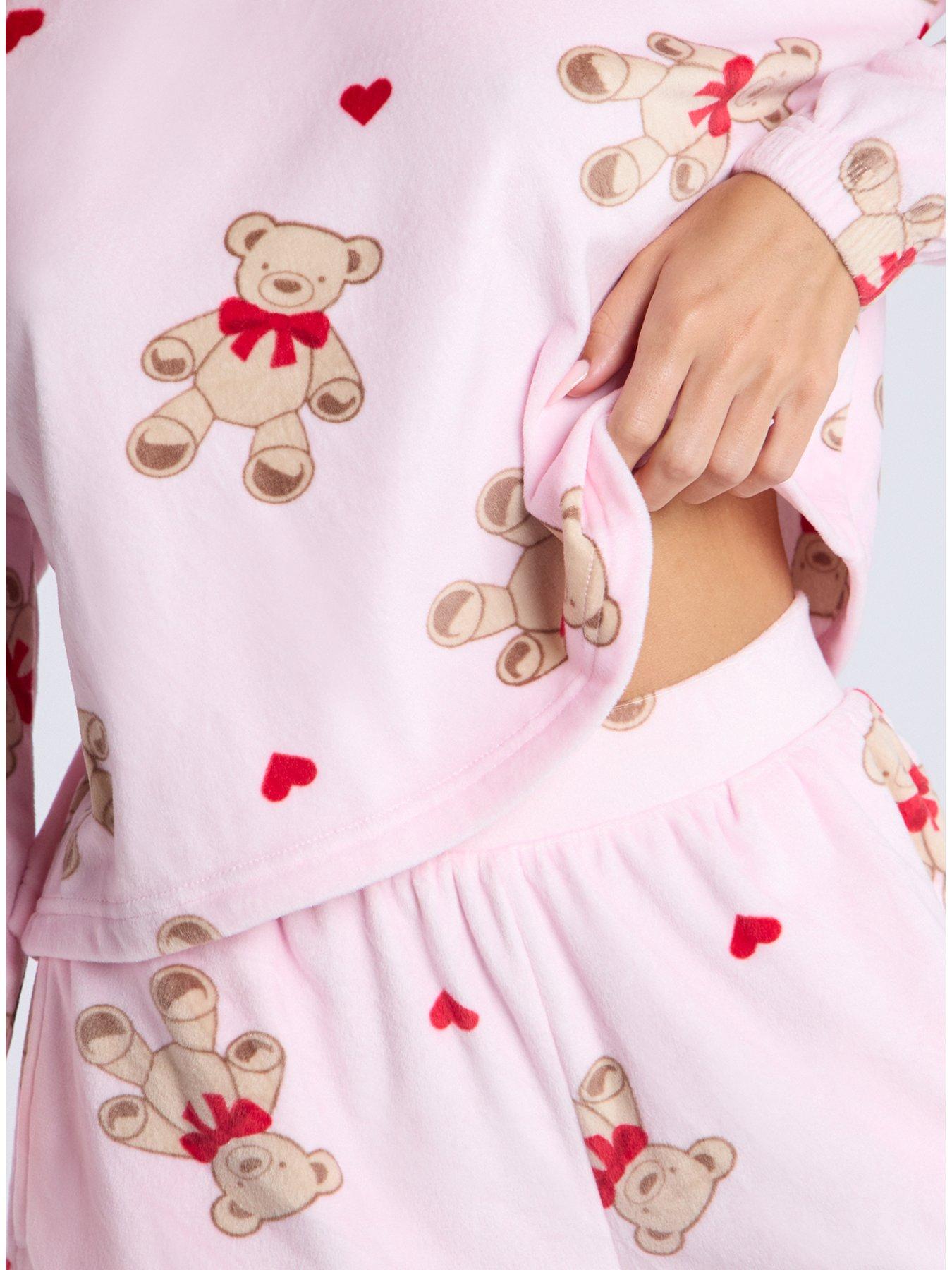 boux-avenue-boux-avenue-velour-teddy-crew-short-set-pink-mixdetail