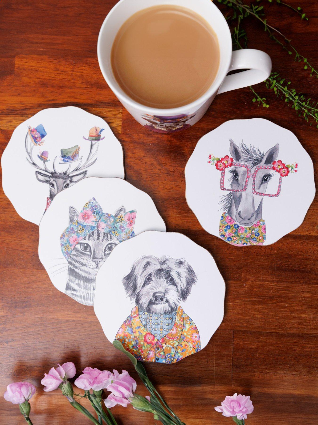 undefined Mikasa X Tipperleyhill Coasters, Set Of Four, 12cm