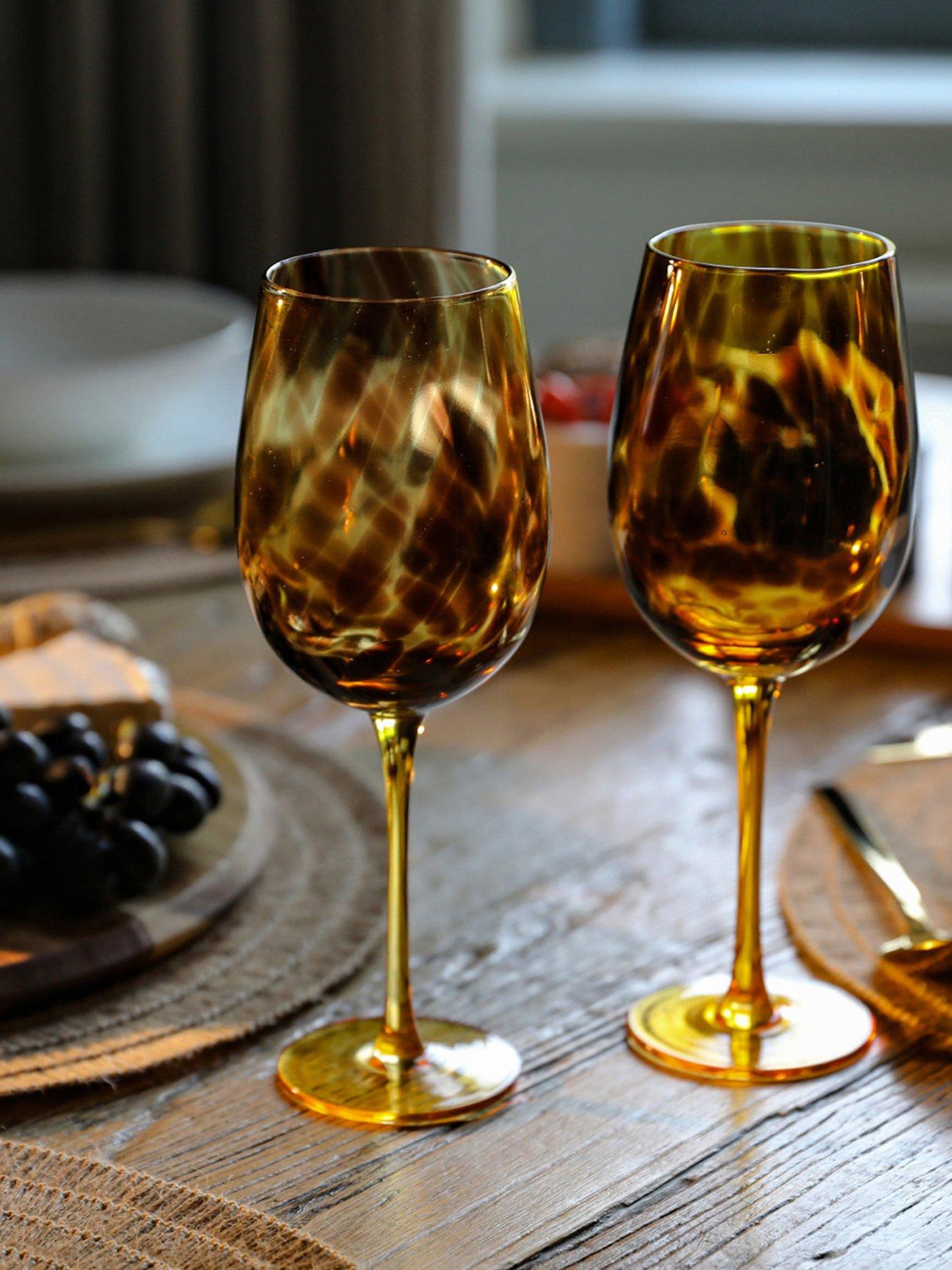 undefined Barcraft Tortoiseshell Glassware Gift Set, 550ml