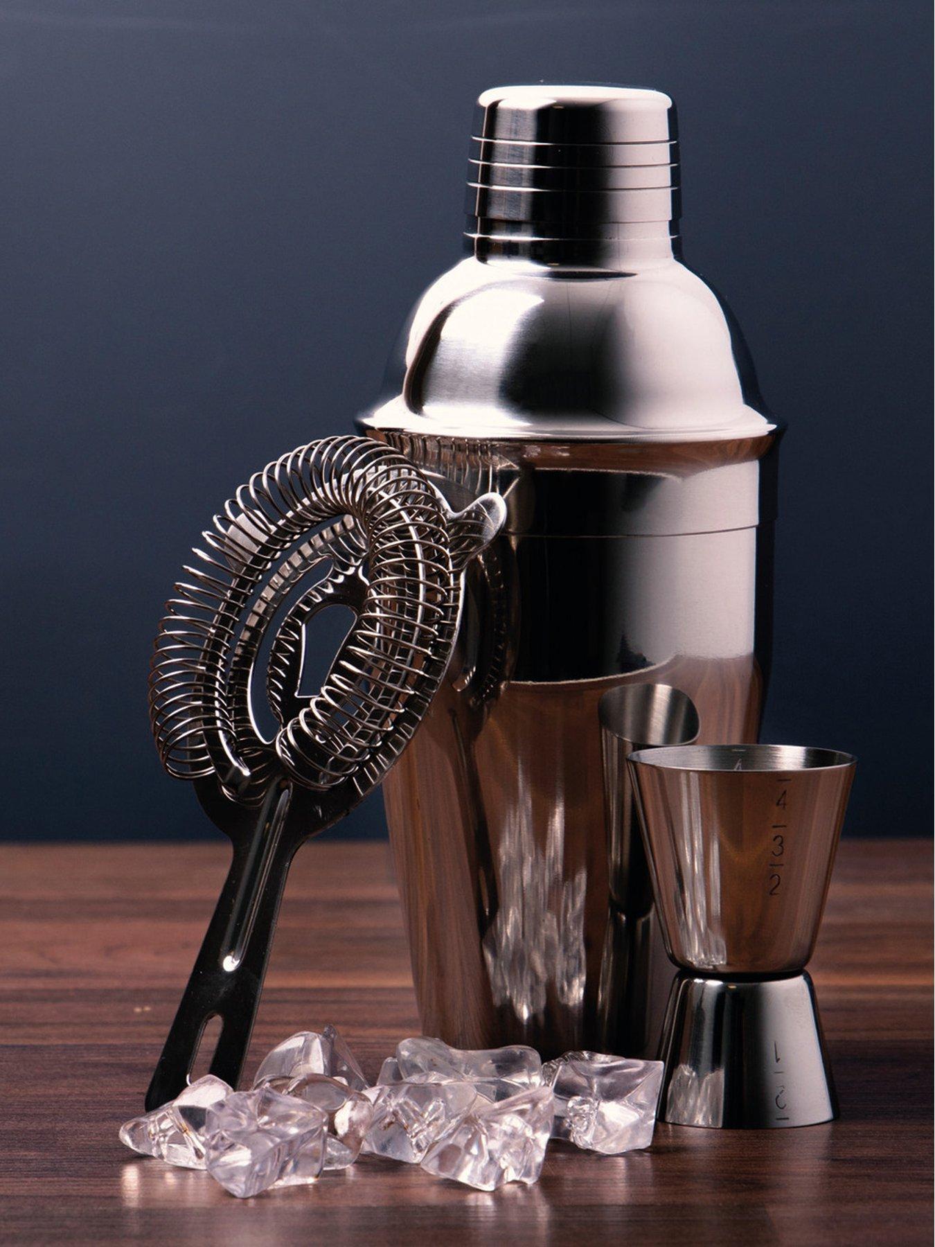 BarCraft Barcraft Stainless Steel Three Piece Cocktail Gift Set