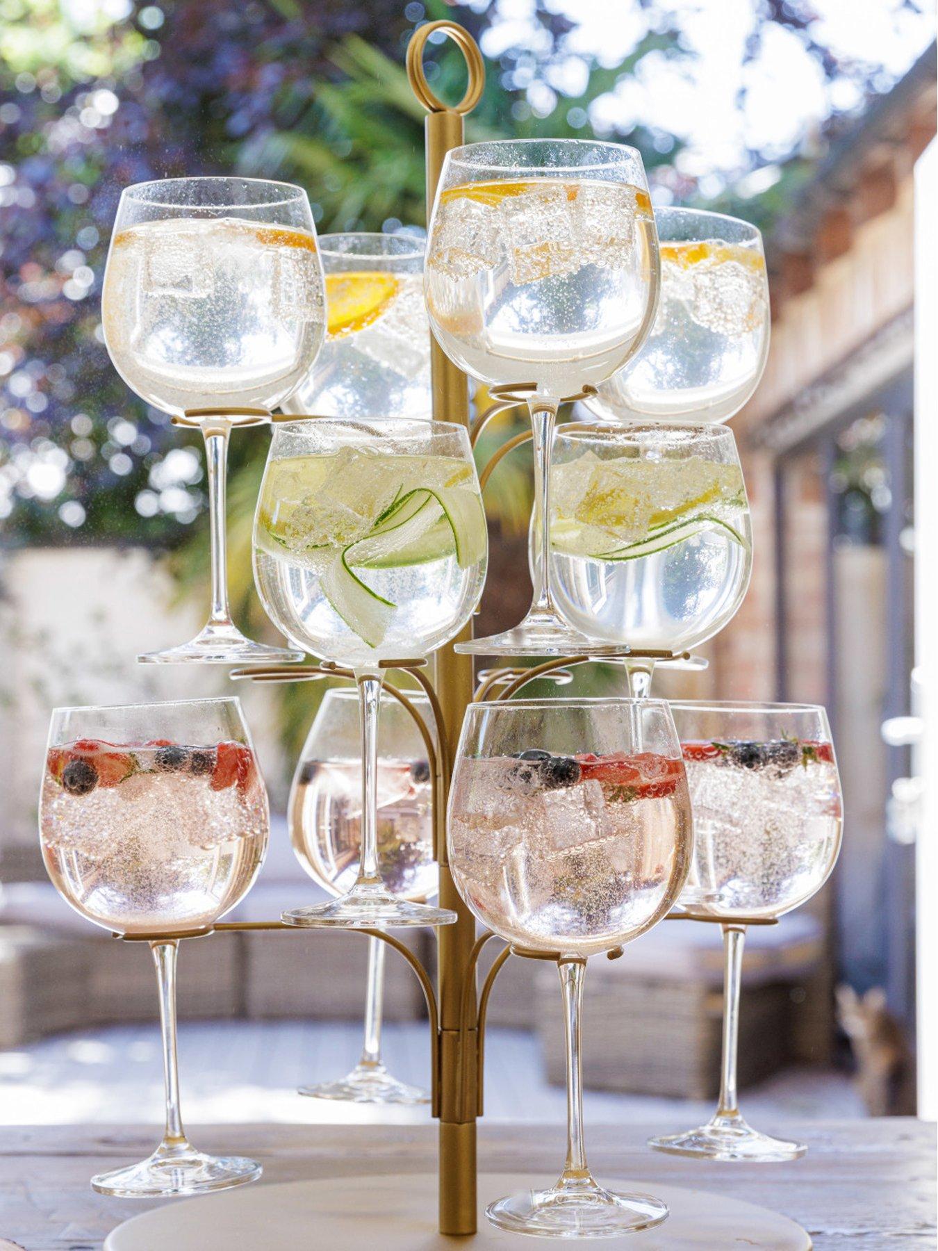 undefined Artesa Stainless Cocktail And Nibbles Serving Tree, 34 X 34 X 54cm