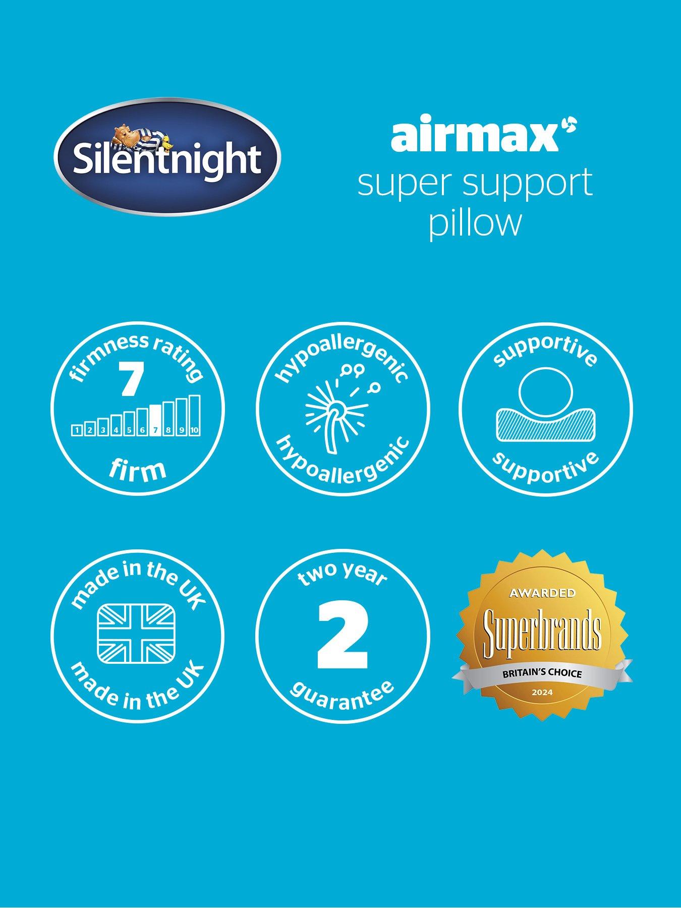 Image 7 of 7 of Silentnight Airmax Super Support Pillow - 2 Pack