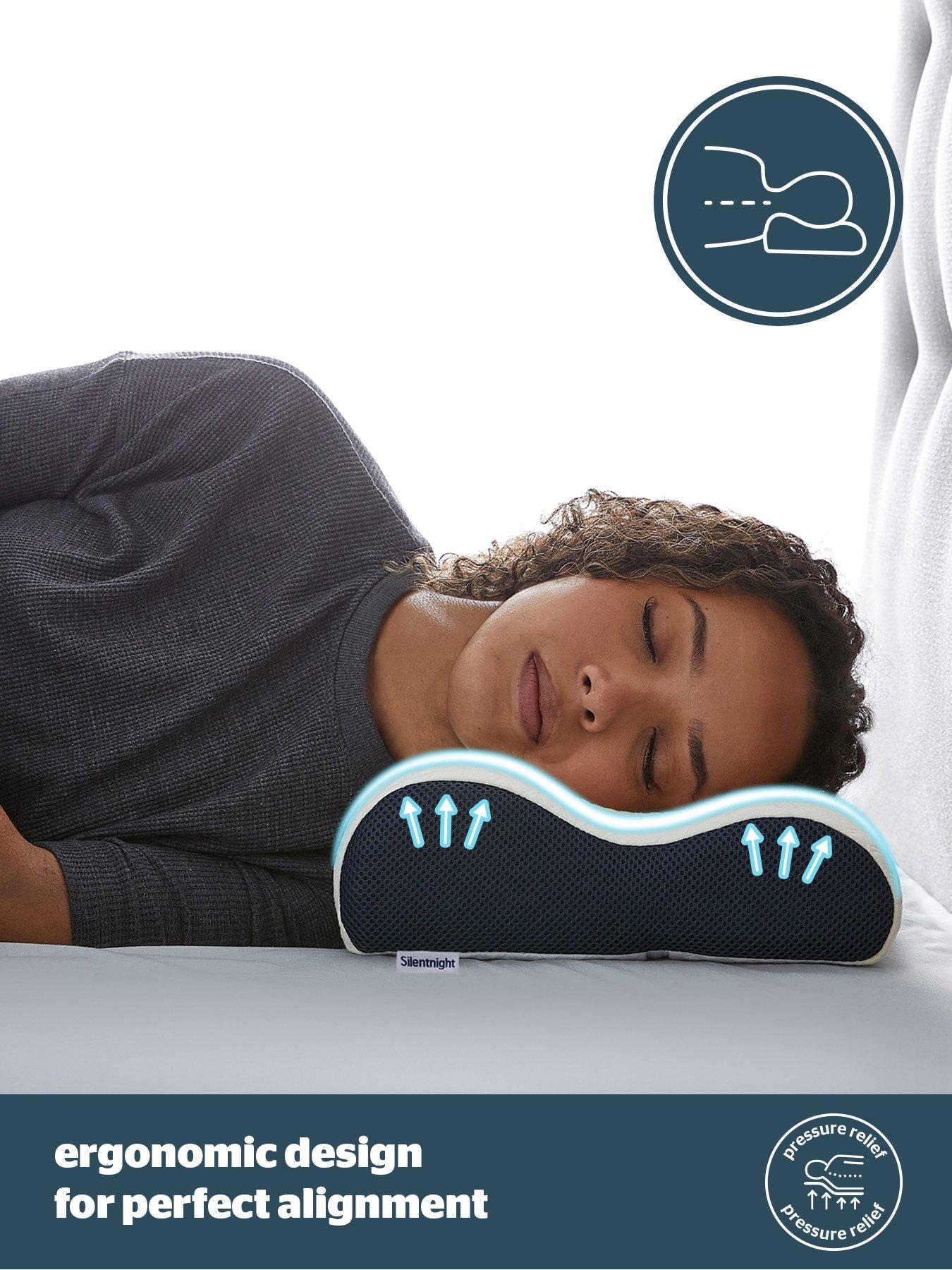 Image 3 of 7 of Silentnight Sleep Therapy Contour Pillow