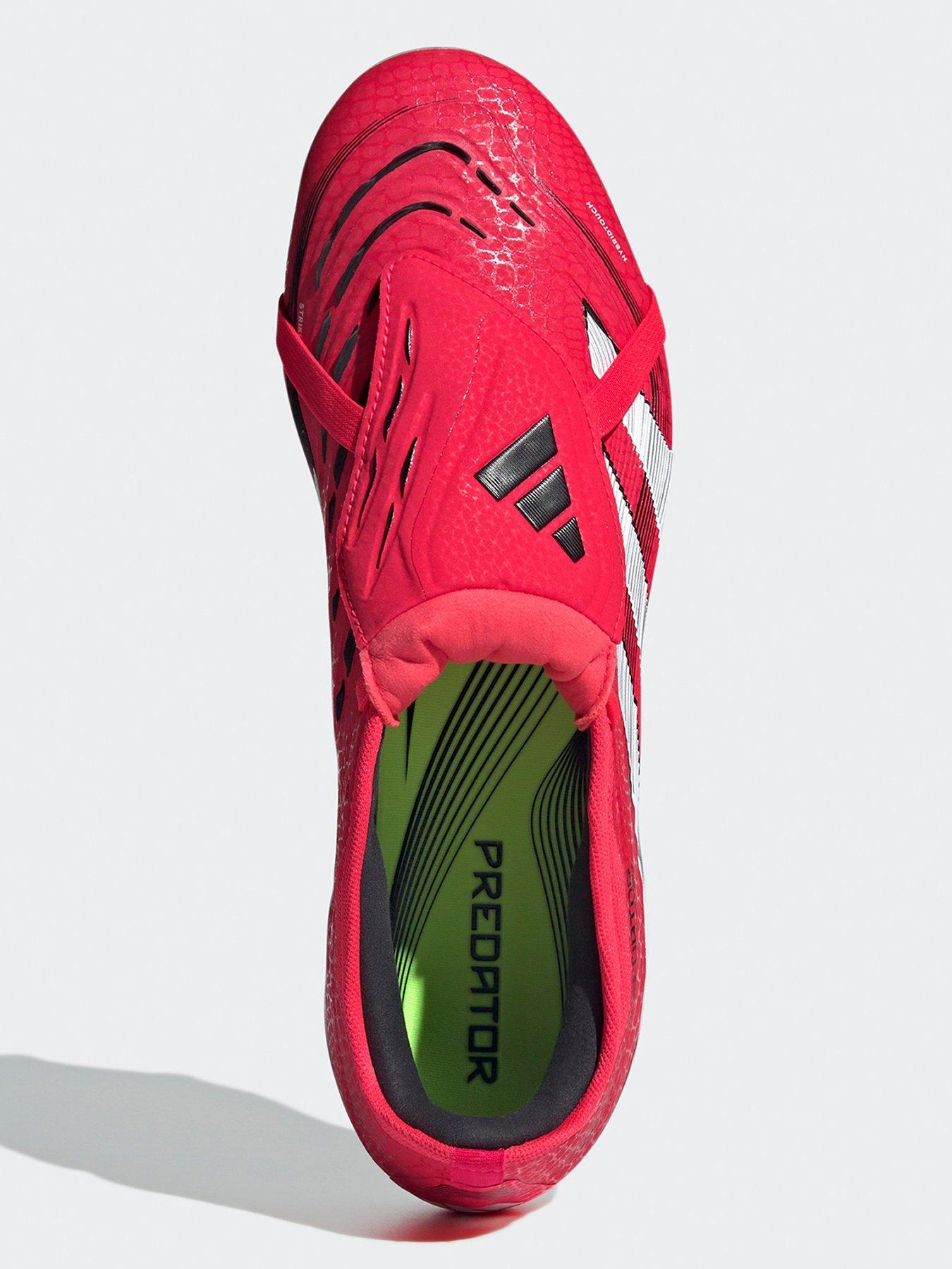 Image 4 of 7 of adidas Mens Predator Pro Fold-Over Tongue Firm Ground Football Boot - Red