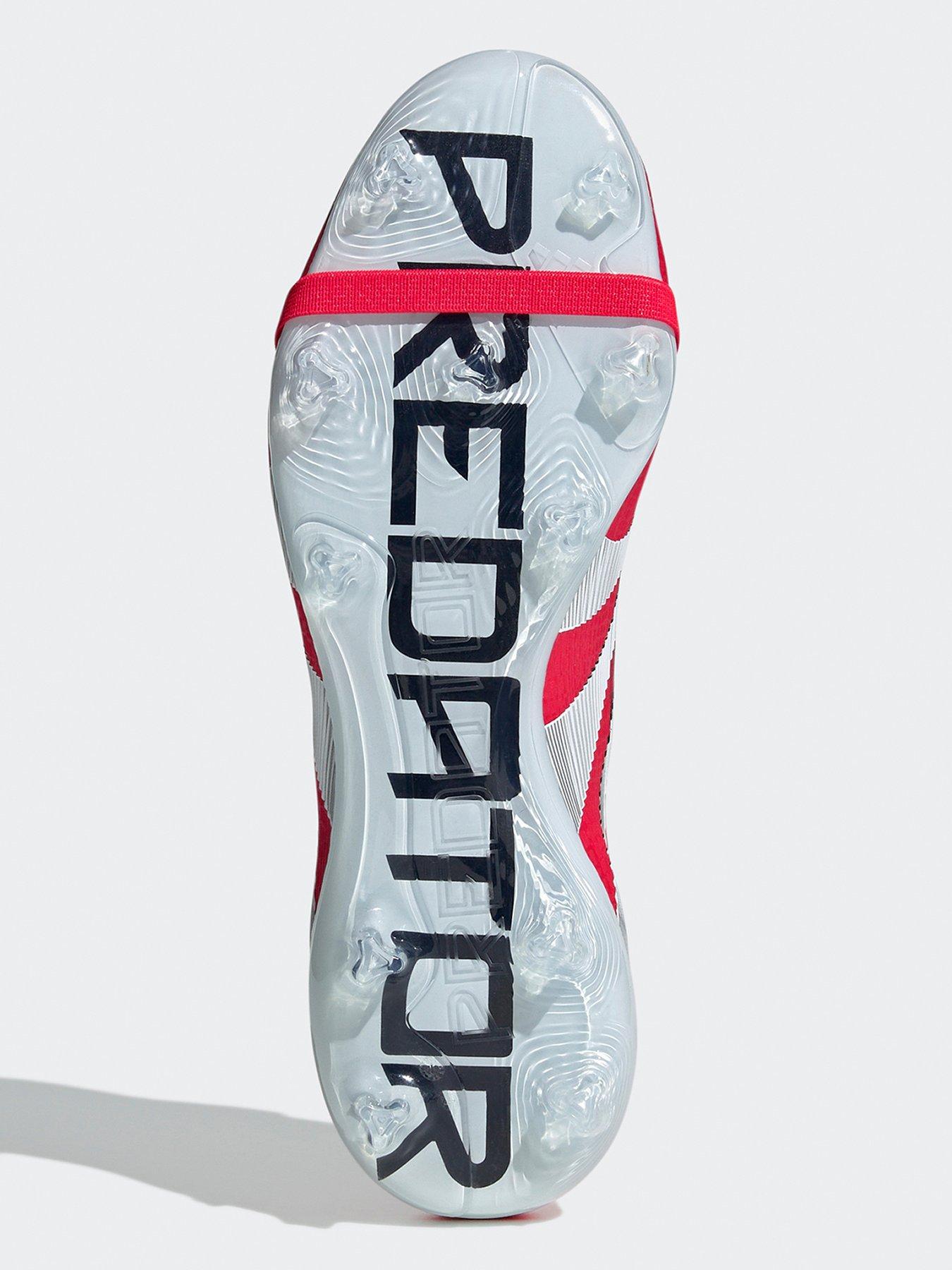Image 5 of 7 of adidas Mens Predator Pro Fold-Over Tongue Firm Ground Football Boot - Red