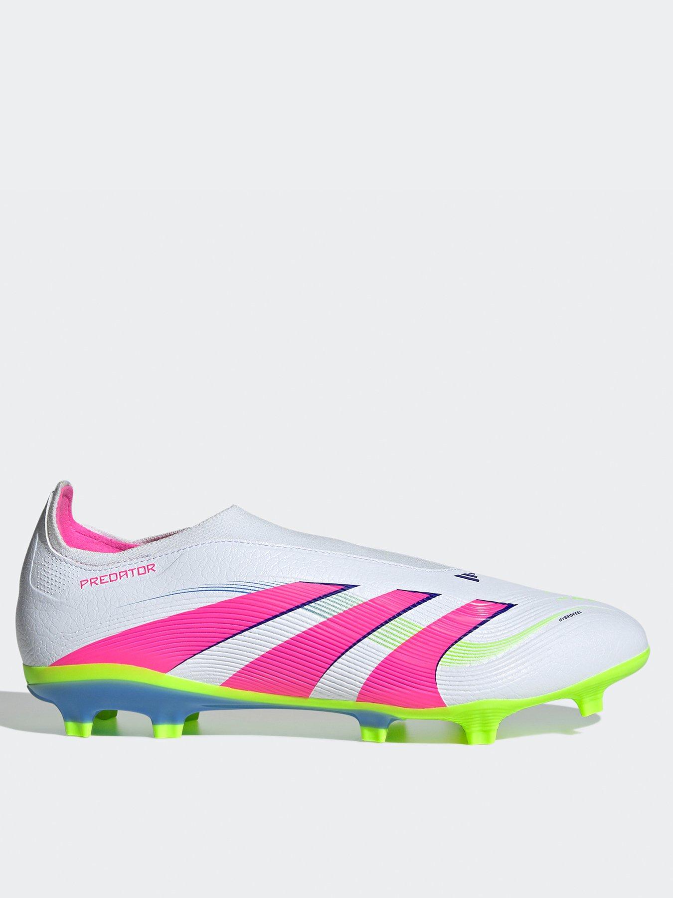 adidas Mens Predator League Laceless Firm Ground Football Boot - White