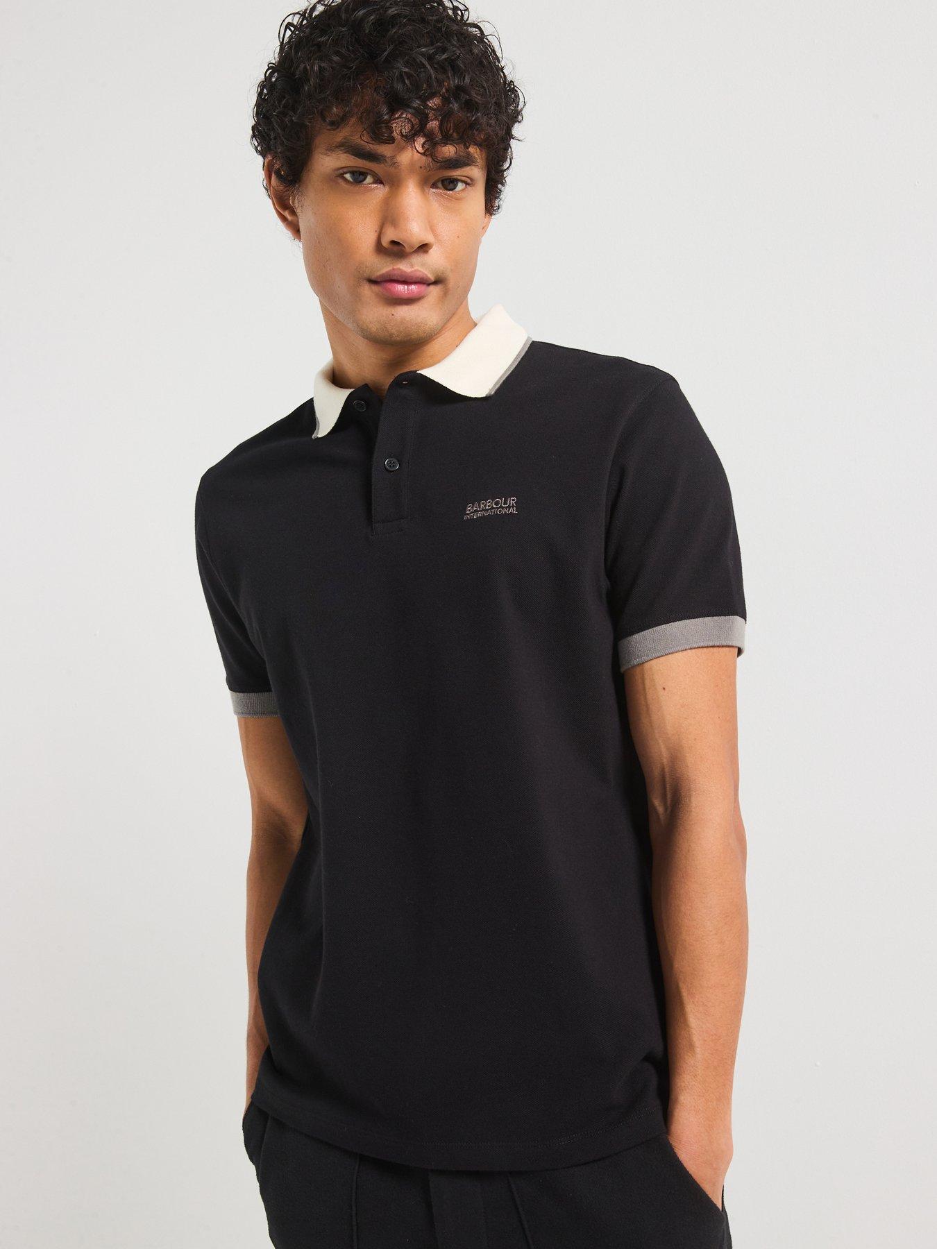 Image 4 of 5 of Barbour International Howall Polo Shirt- Black