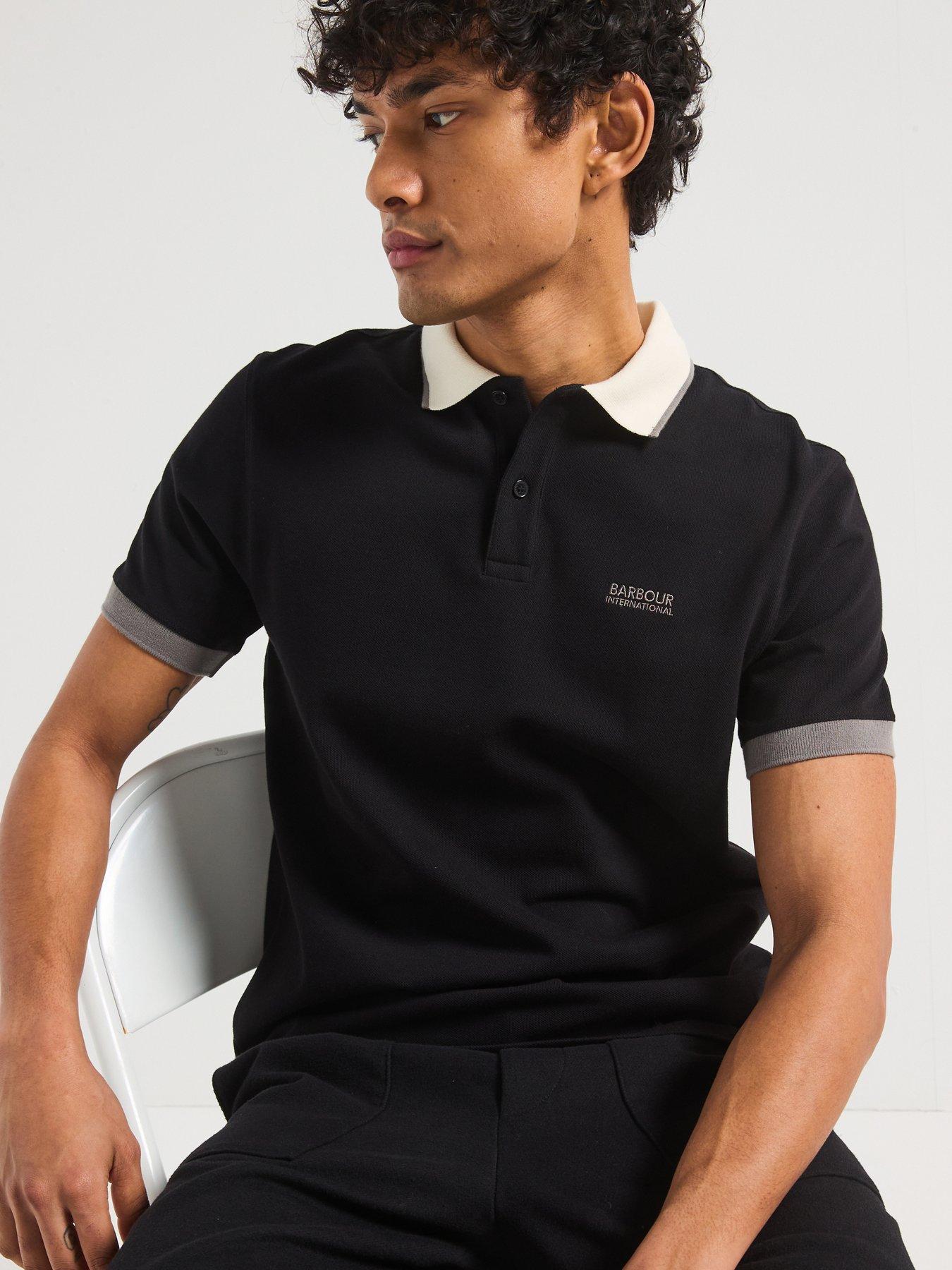 Image 5 of 5 of Barbour International Howall Polo Shirt- Black