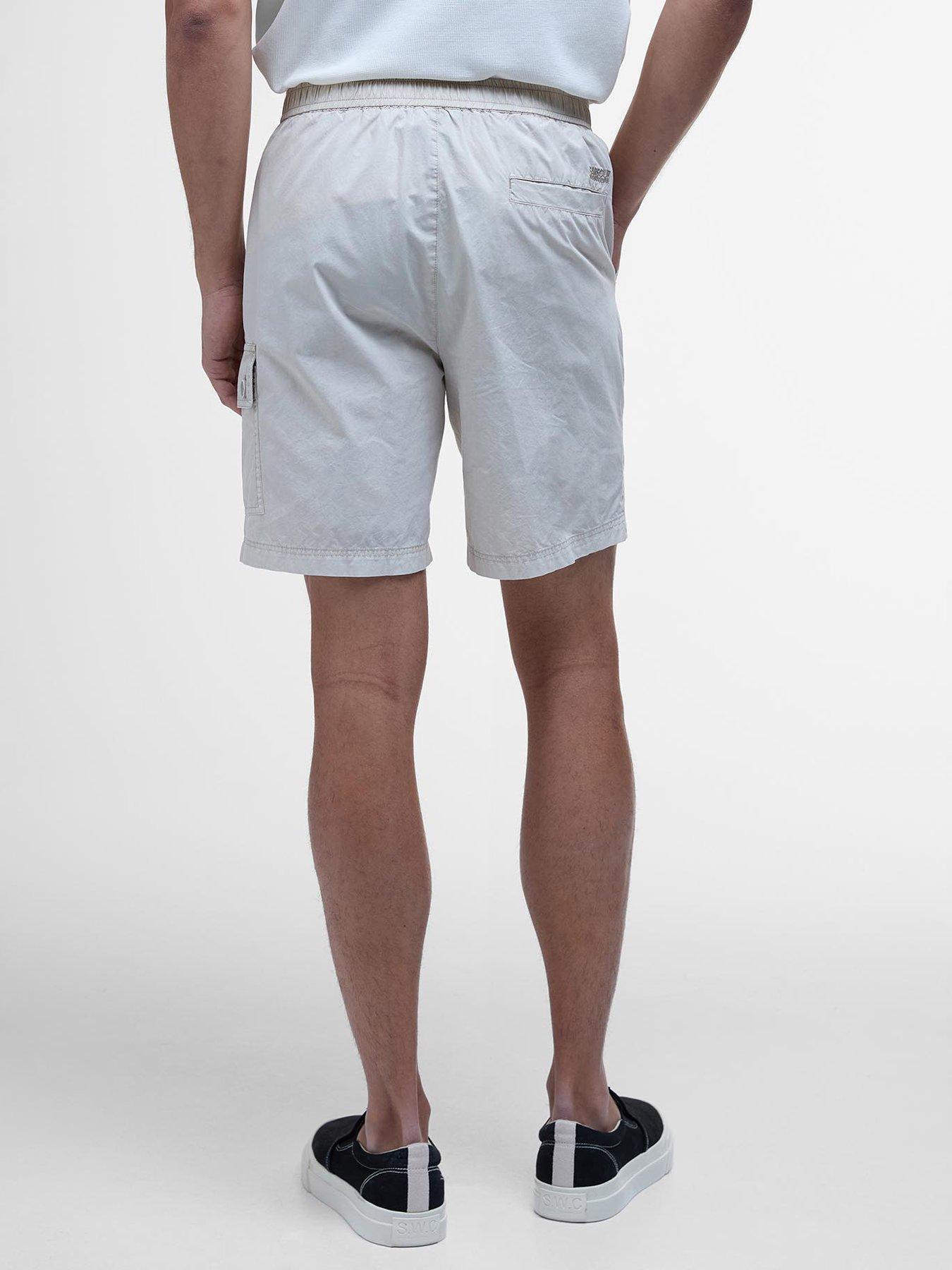 Image 2 of 6 of Barbour International Kenneth Garment Dye Shorts - Cream