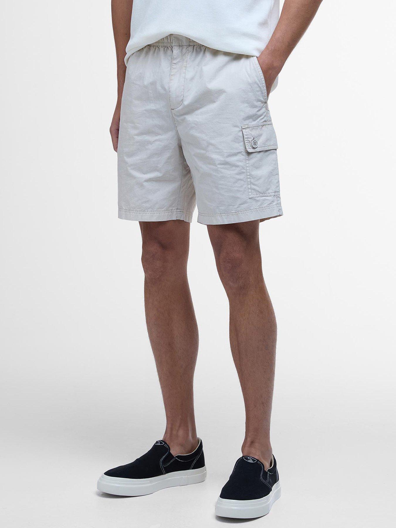 Image 3 of 6 of Barbour International Kenneth Garment Dye Shorts - Cream
