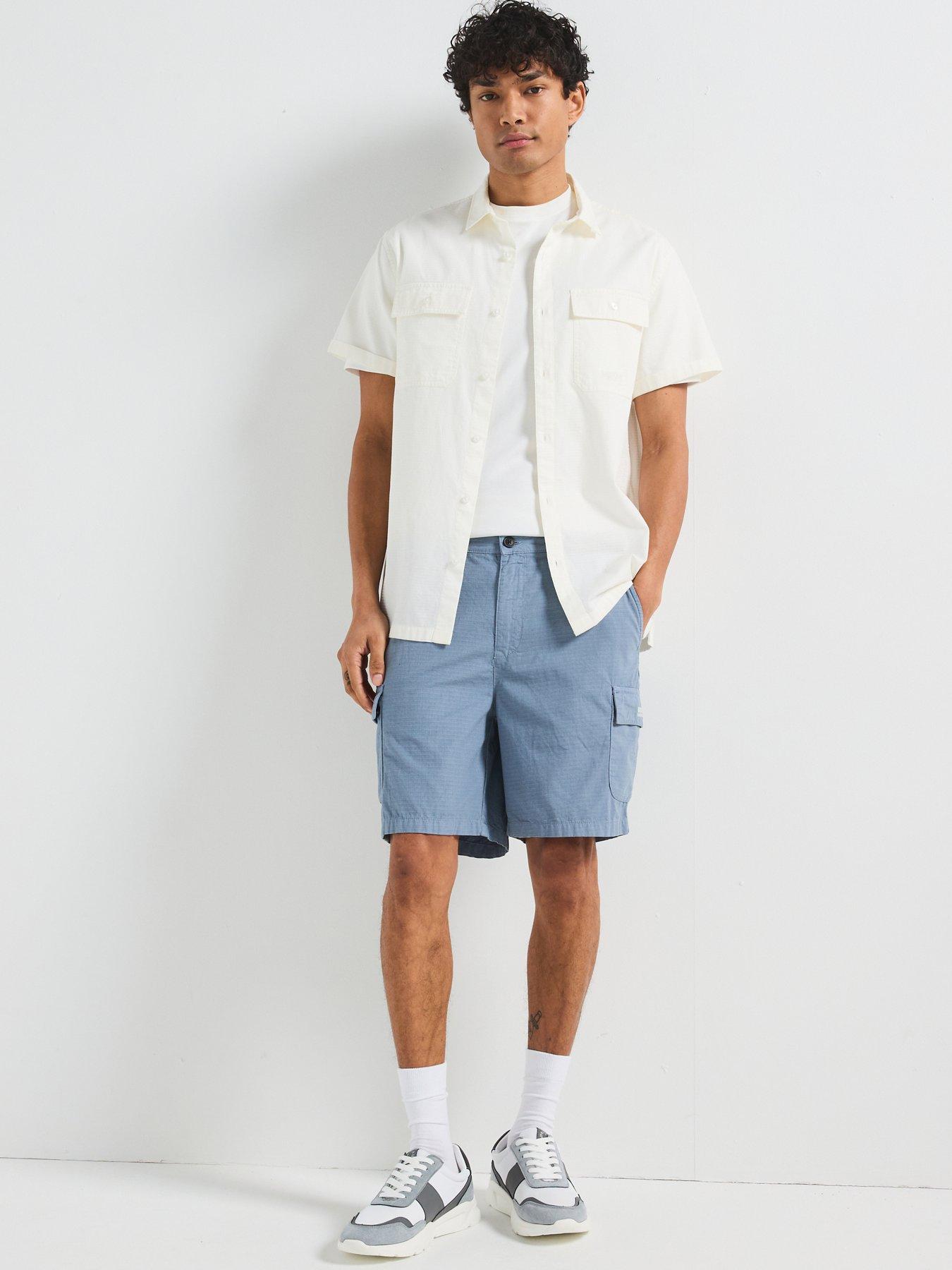 Image 3 of 6 of Barbour International Joshua Jacquard Texture Shirt - White
