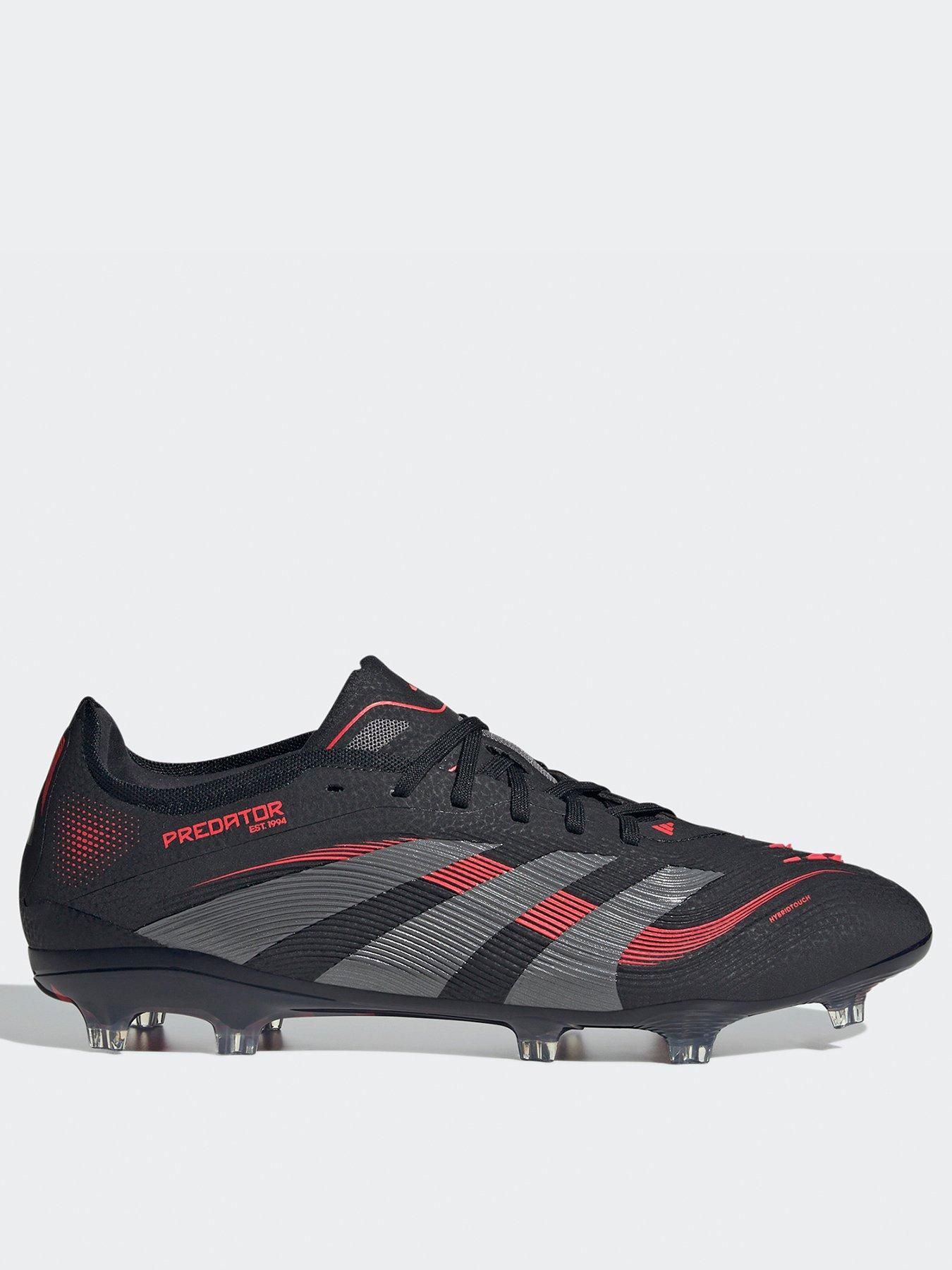 adidas Mens Predator Pro Firm Ground Football Boot Black Very