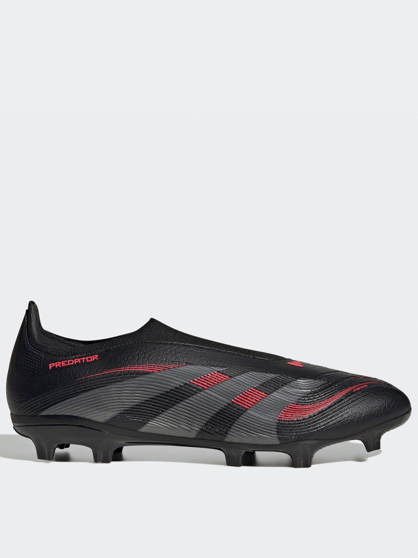 adidas Mens Predator League Laceless Firm Ground Football Boot - Black