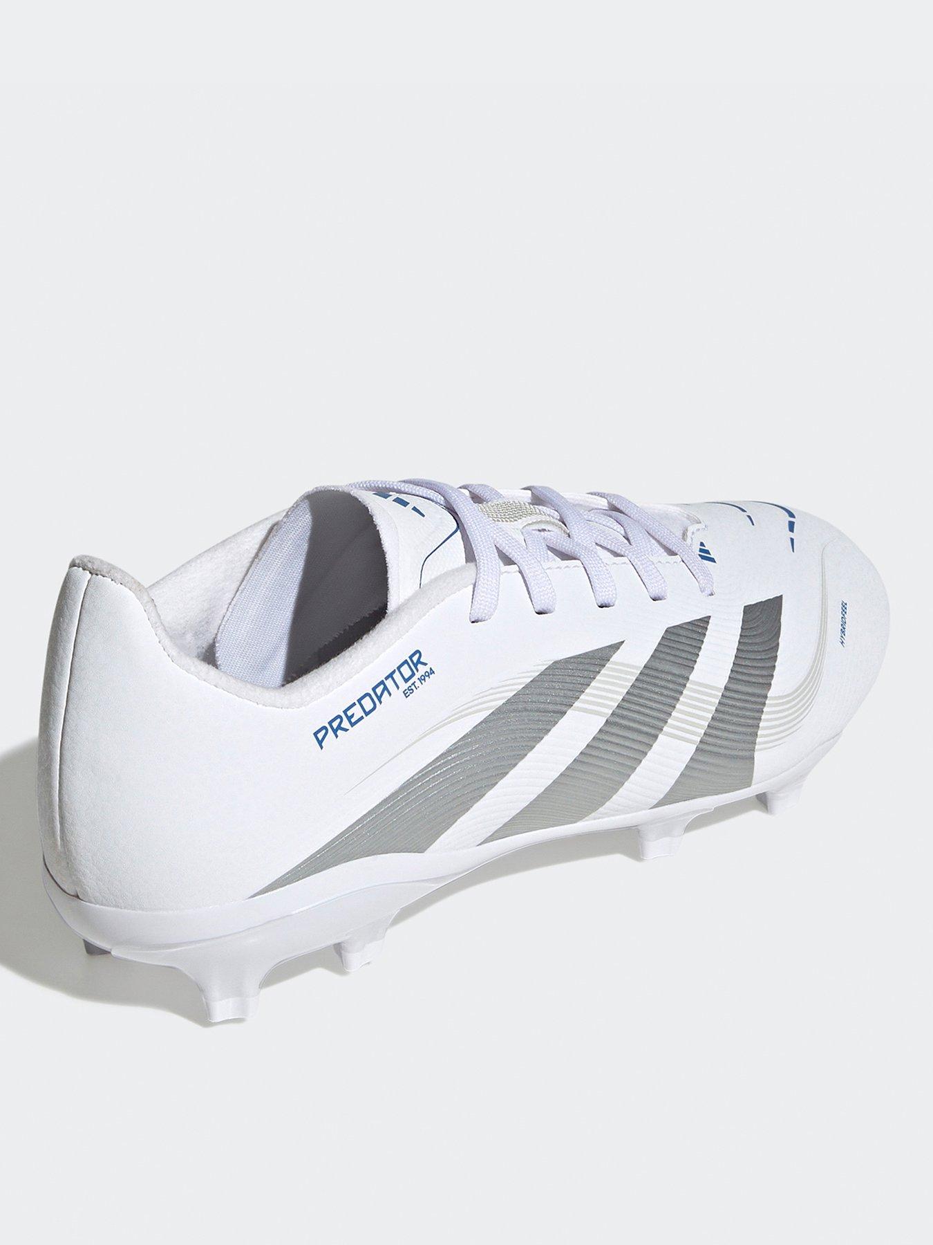 Image 3 of 6 of adidas Junior Predator League Firm Ground Football Boot - White