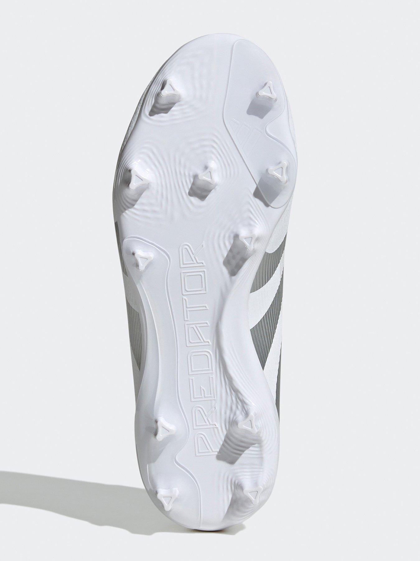 Image 5 of 6 of adidas Junior Predator League Firm Ground Football Boot - White