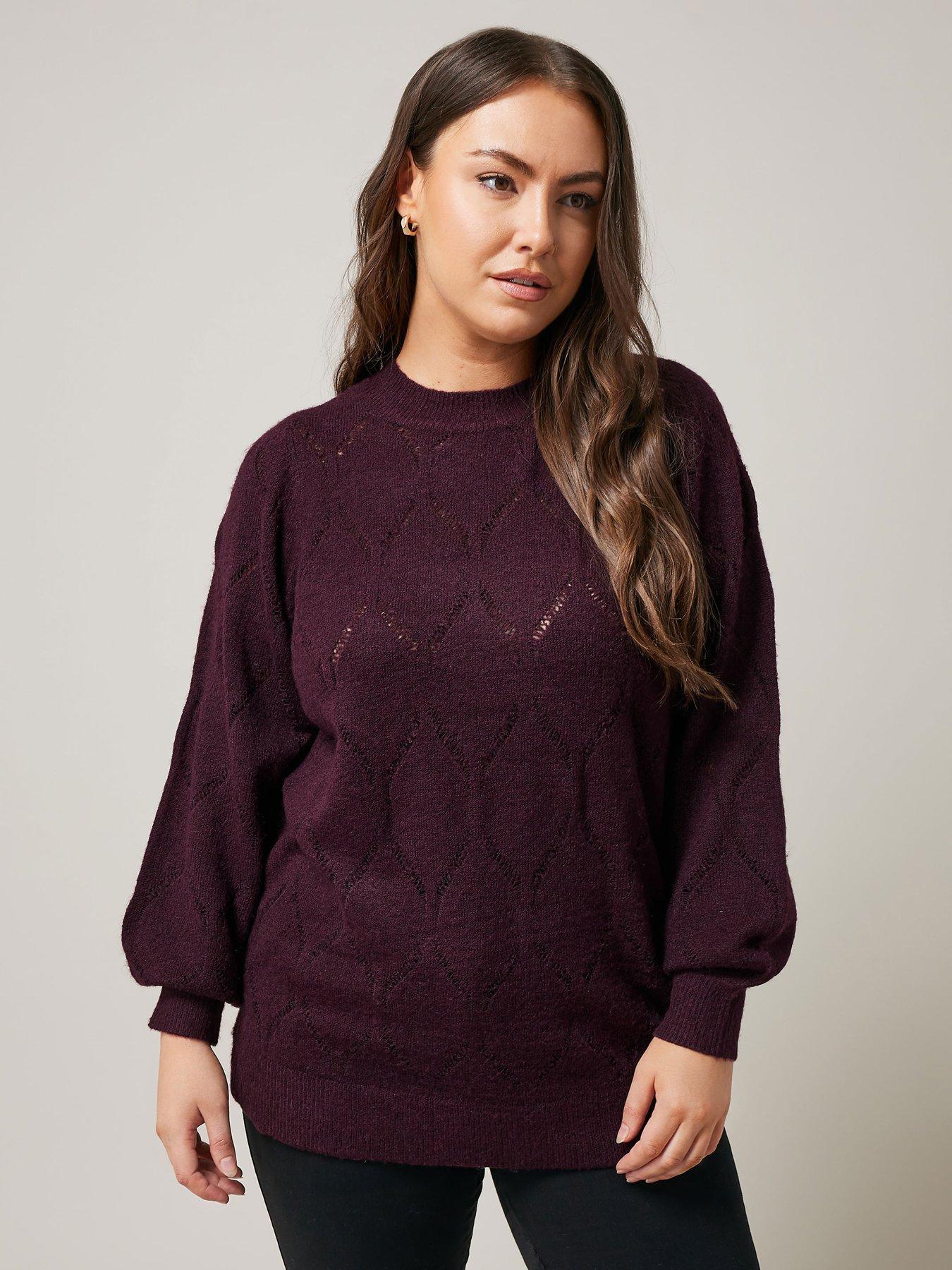 evans-pointelle-jumper-purple