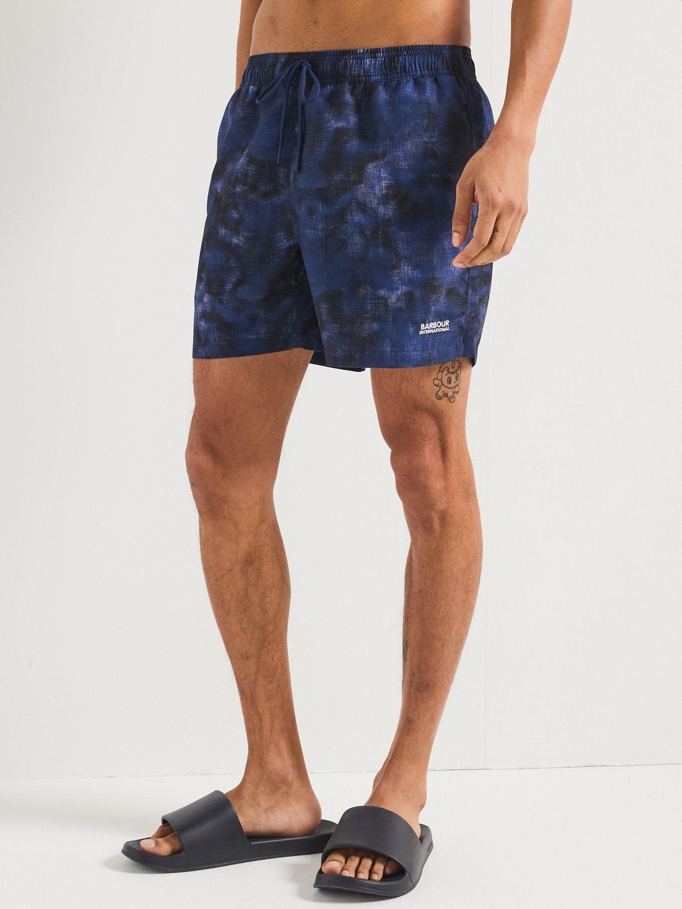 undefined Barbour International Camo Ikat Swimshort- Navy