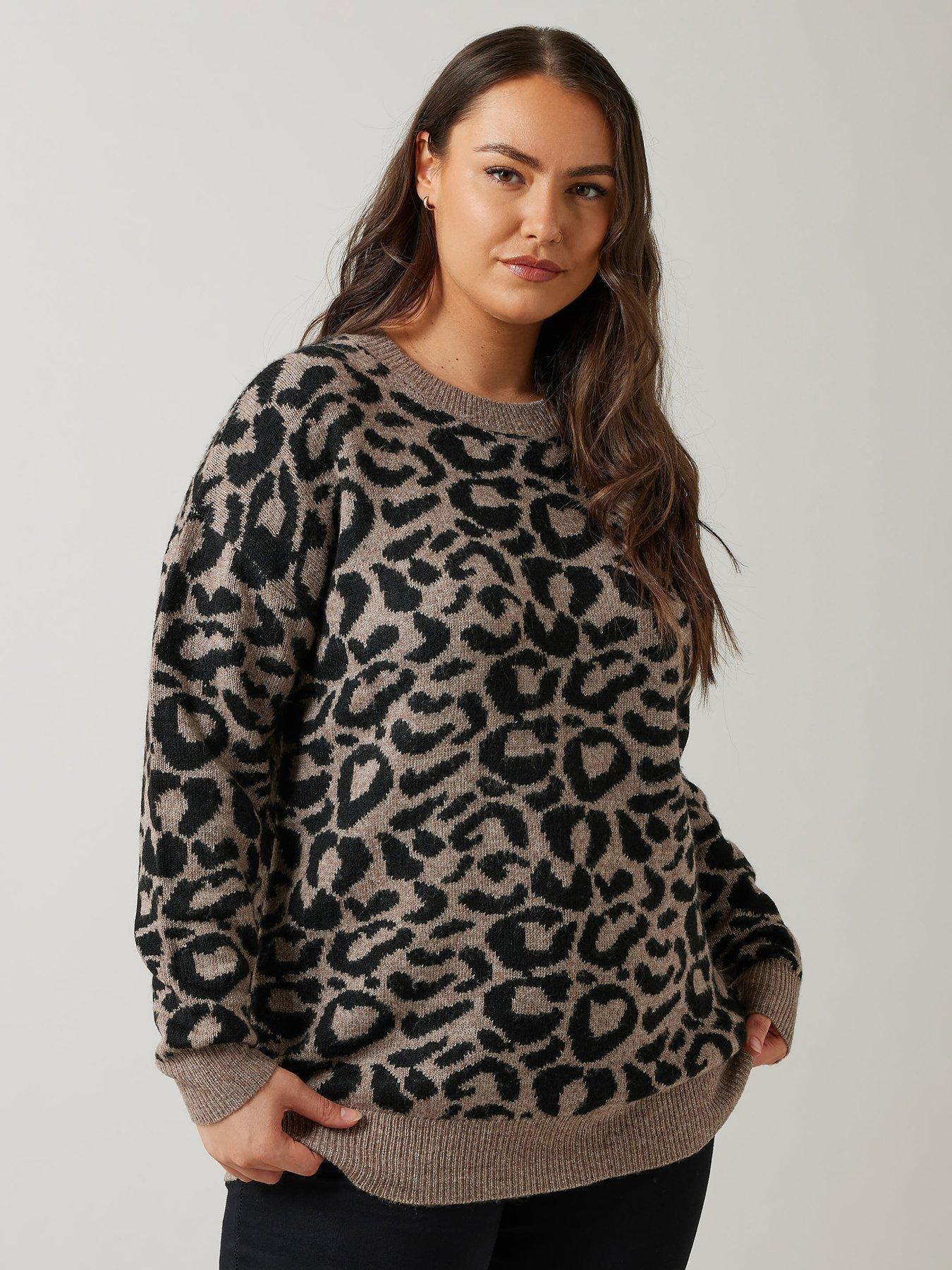 Image of Evans Animal Jaquard Jumper