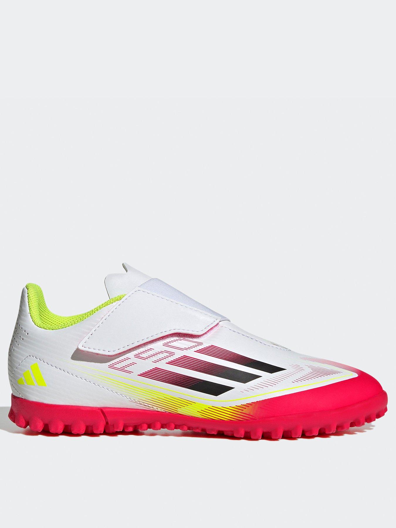 adidas-junior-f50-club-velcro-astro-turf-football-boot--white