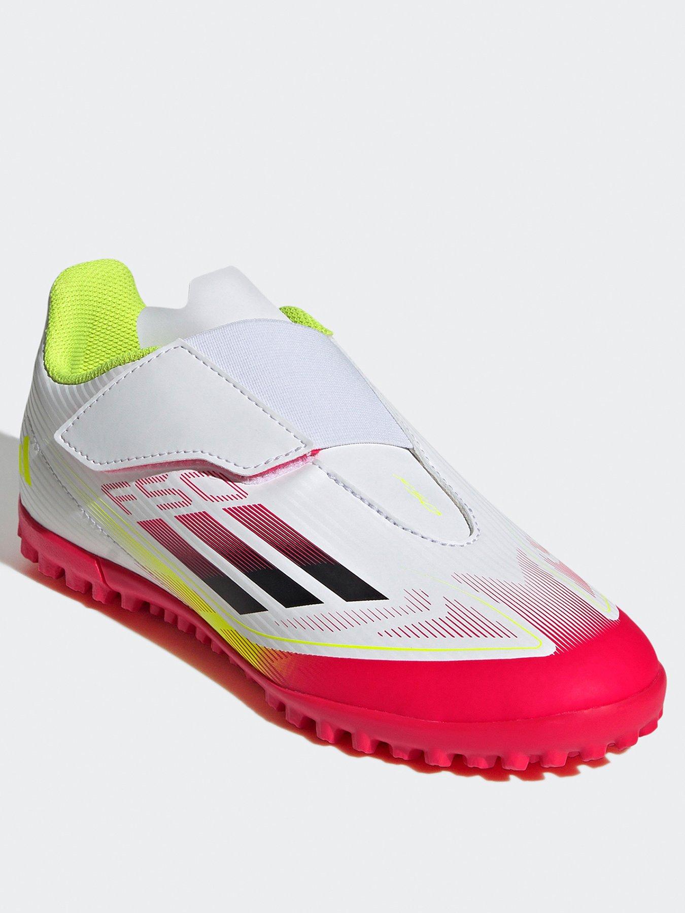 adidas-junior-f50-club-velcro-astro-turf-football-boot--whitestillFront