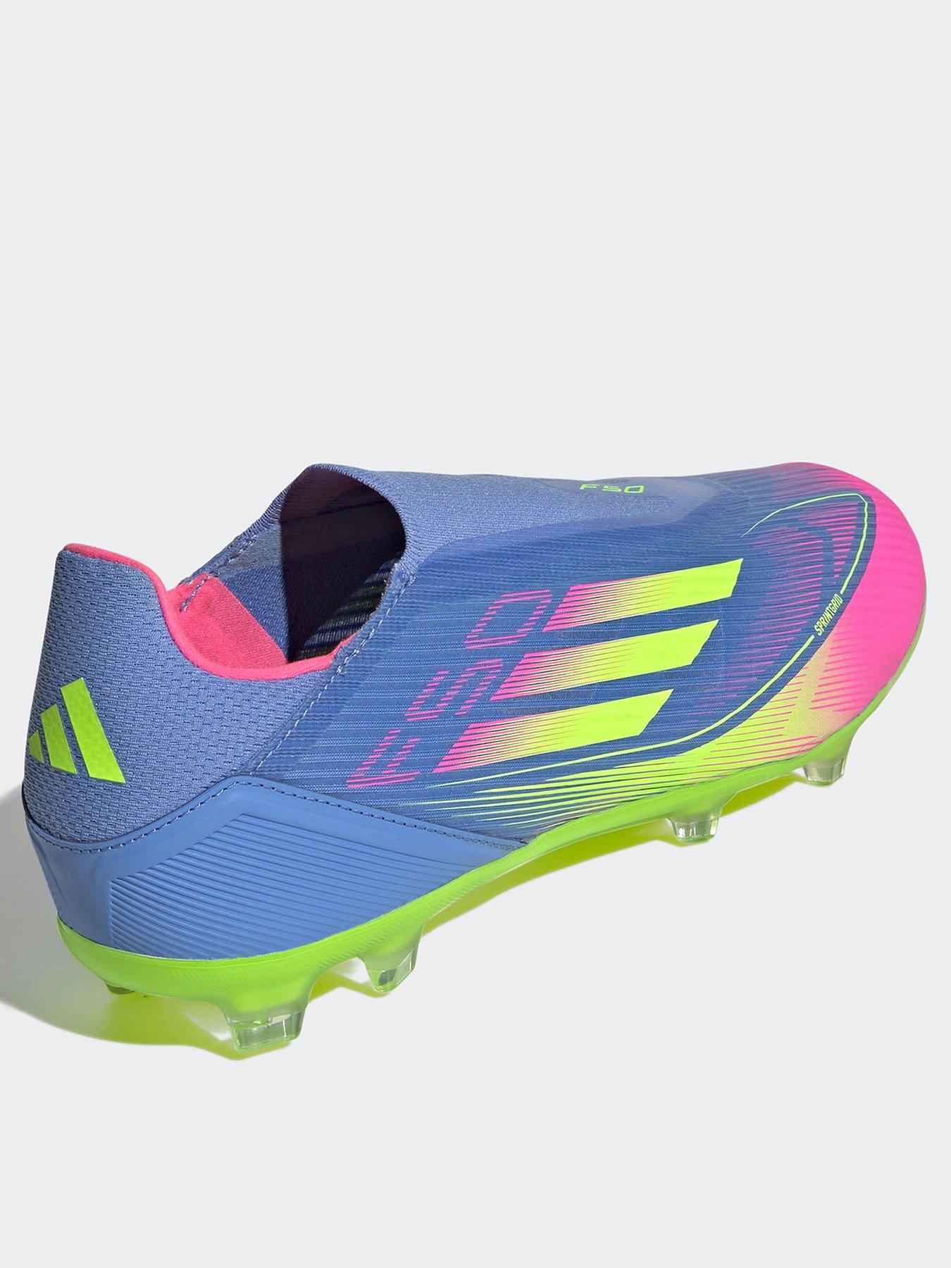 Image 3 of 6 of adidas Mens F50 League Laceless Firm Ground Football Boot - Blue