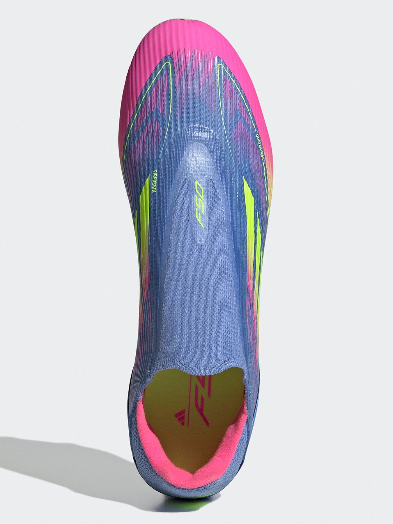 Image 4 of 6 of adidas Mens F50 League Laceless Firm Ground Football Boot - Blue